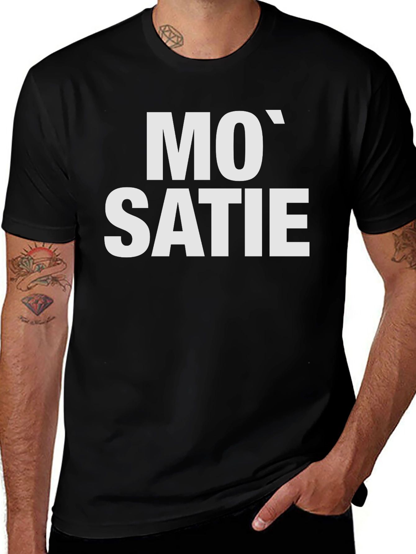 Mo Satie Black T-Shirt - Mens Classic Tee