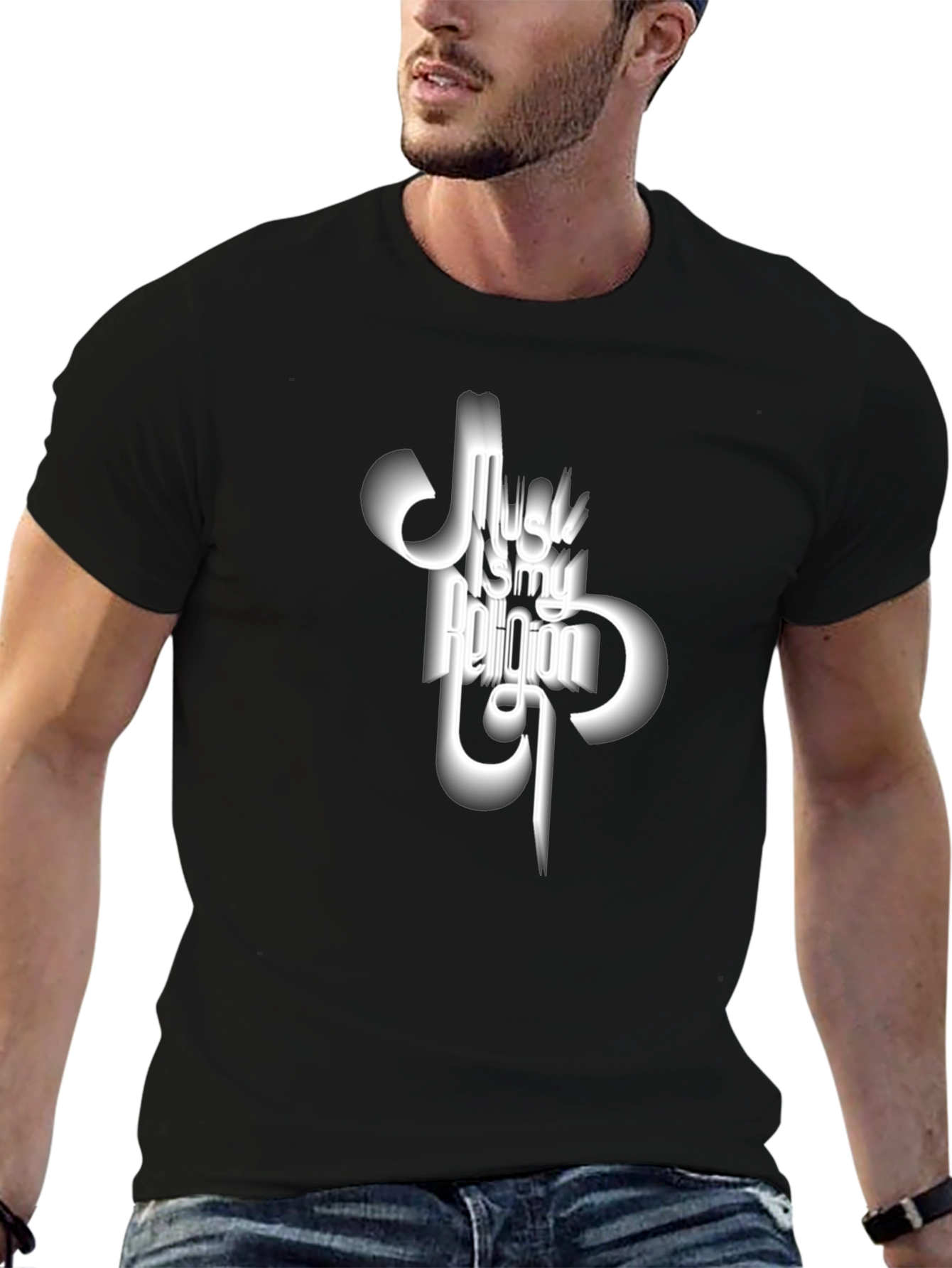 Music is My Religion T-Shirt - Stylish Graphic Tee