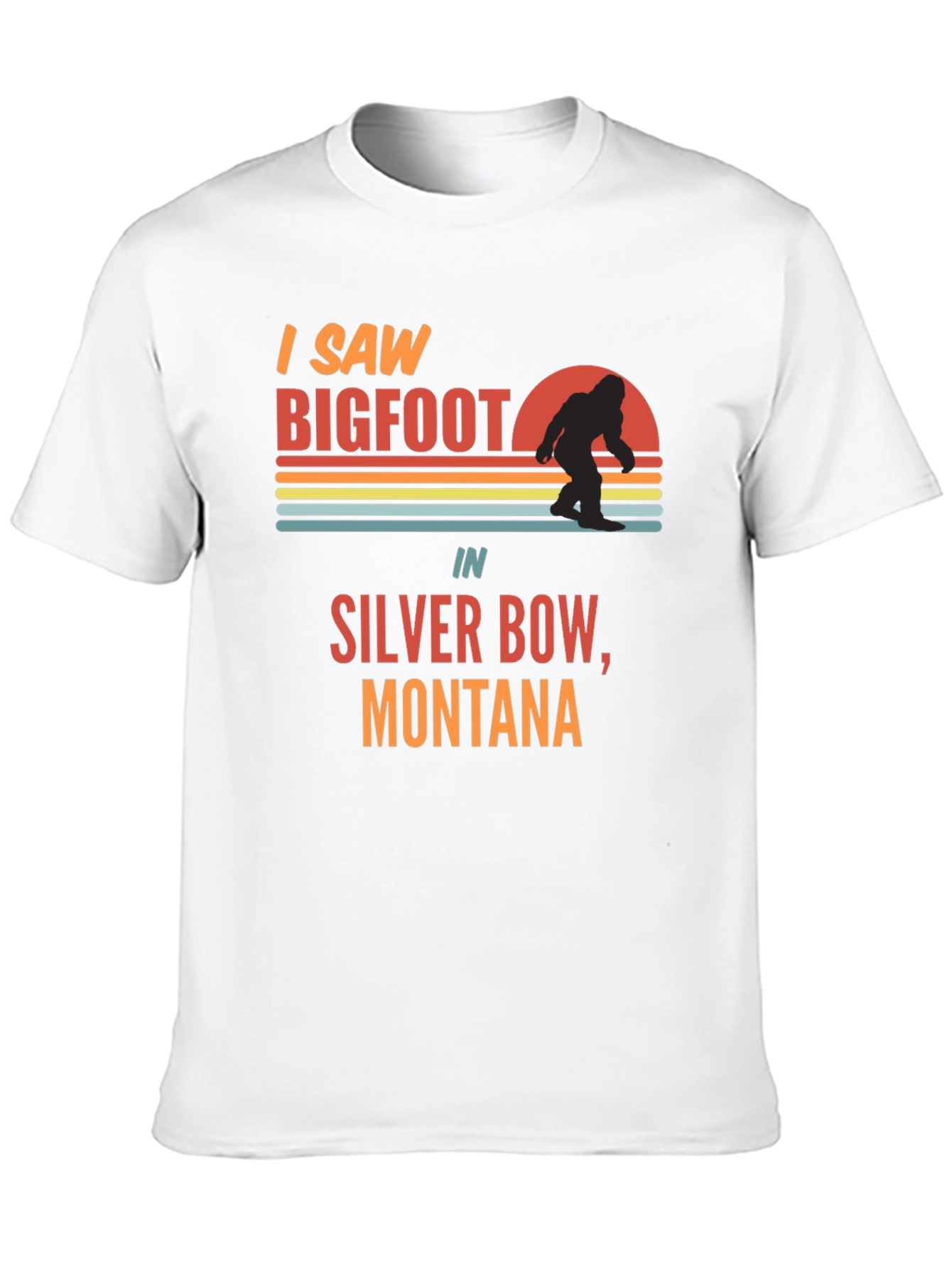 Bigfoot Silver Bow Montana Graphic Tee