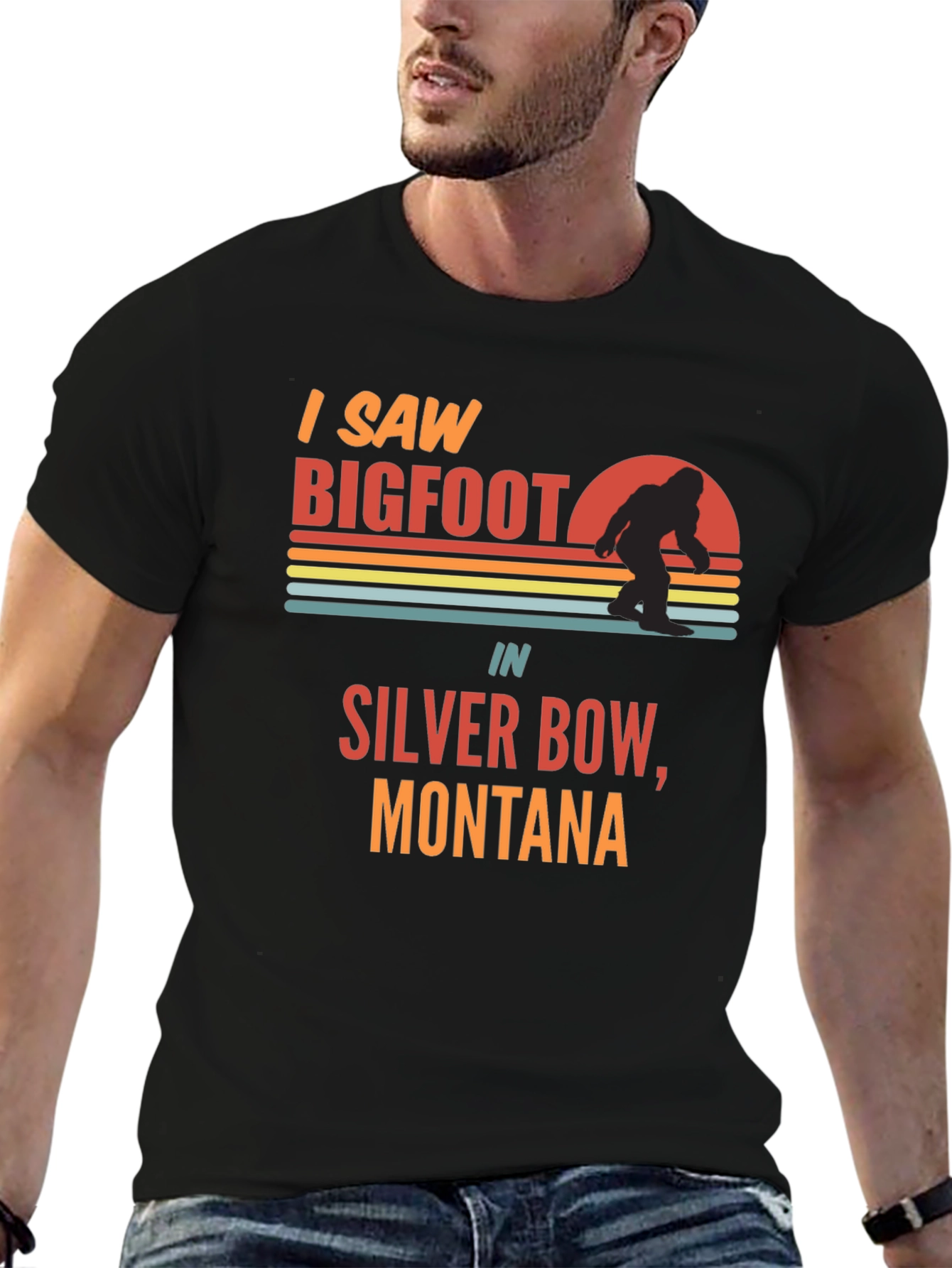 Bigfoot Silver Bow Montana Graphic Tee