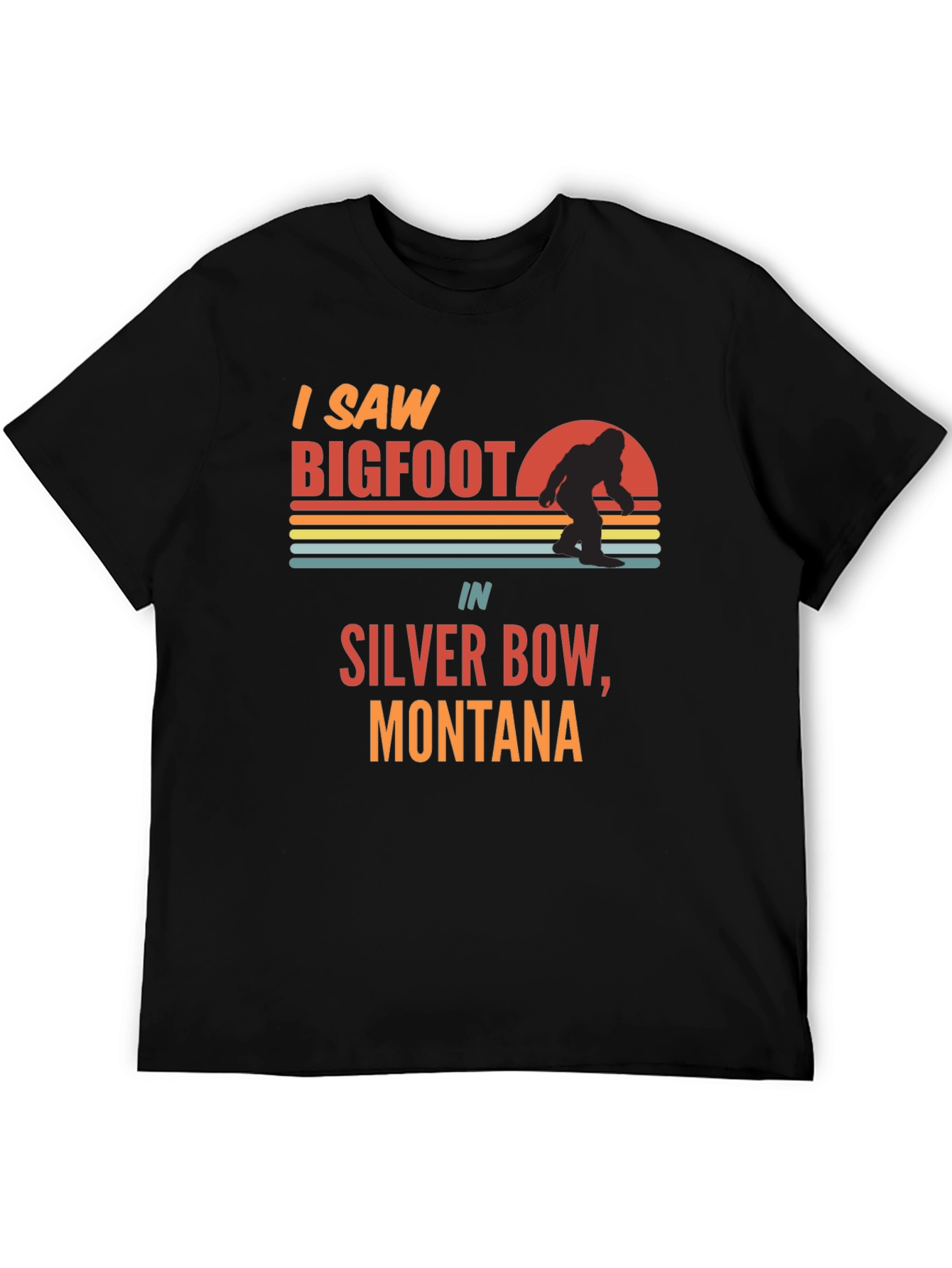 Bigfoot Silver Bow Montana Graphic Tee