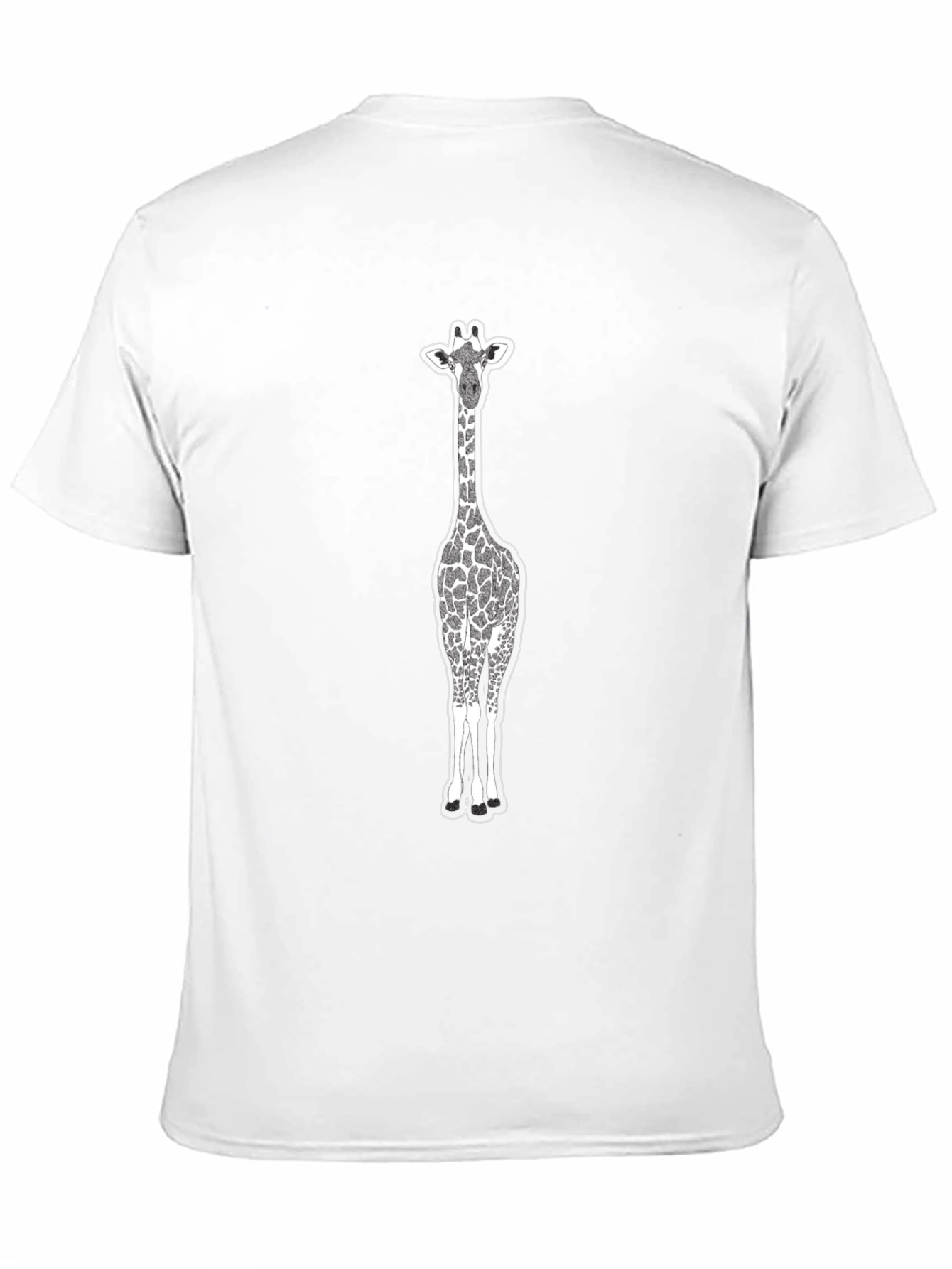 Giraffe Graphic Print T-Shirt
