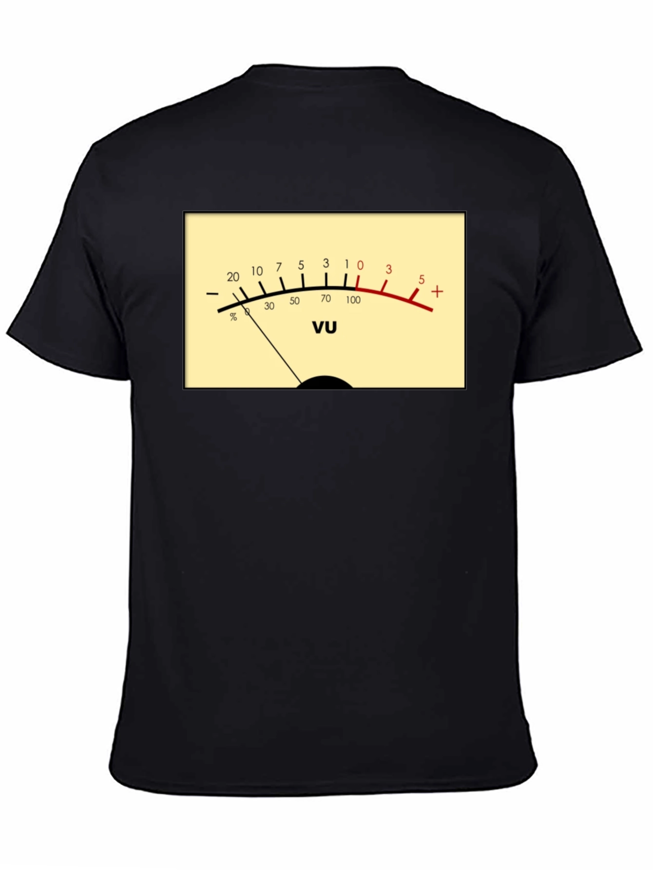 VU Meter Graphic T-Shirt - Audio Engineer Tee