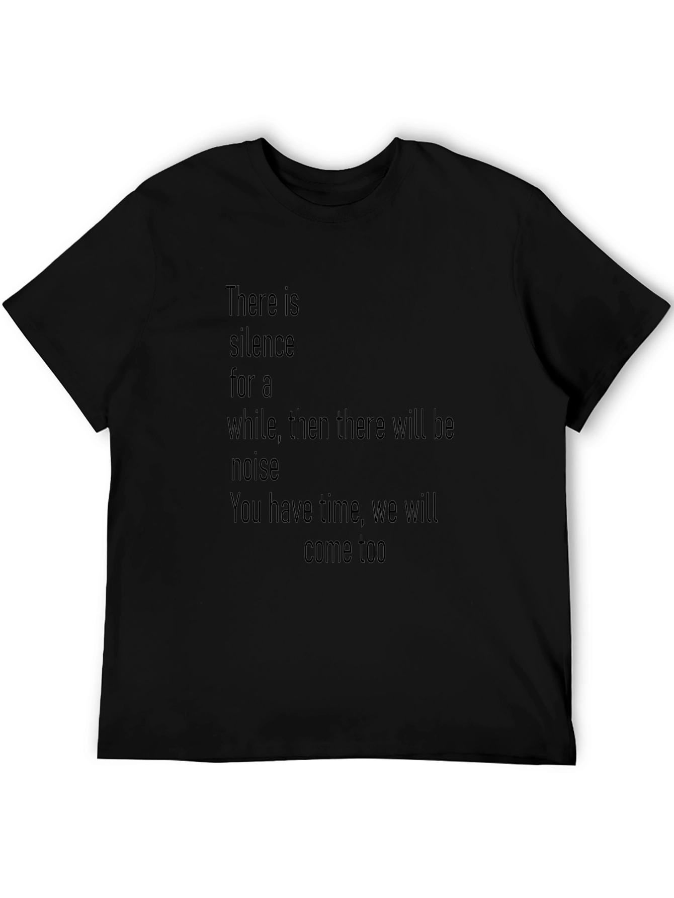 Silence & Noise Mens Graphic Tee