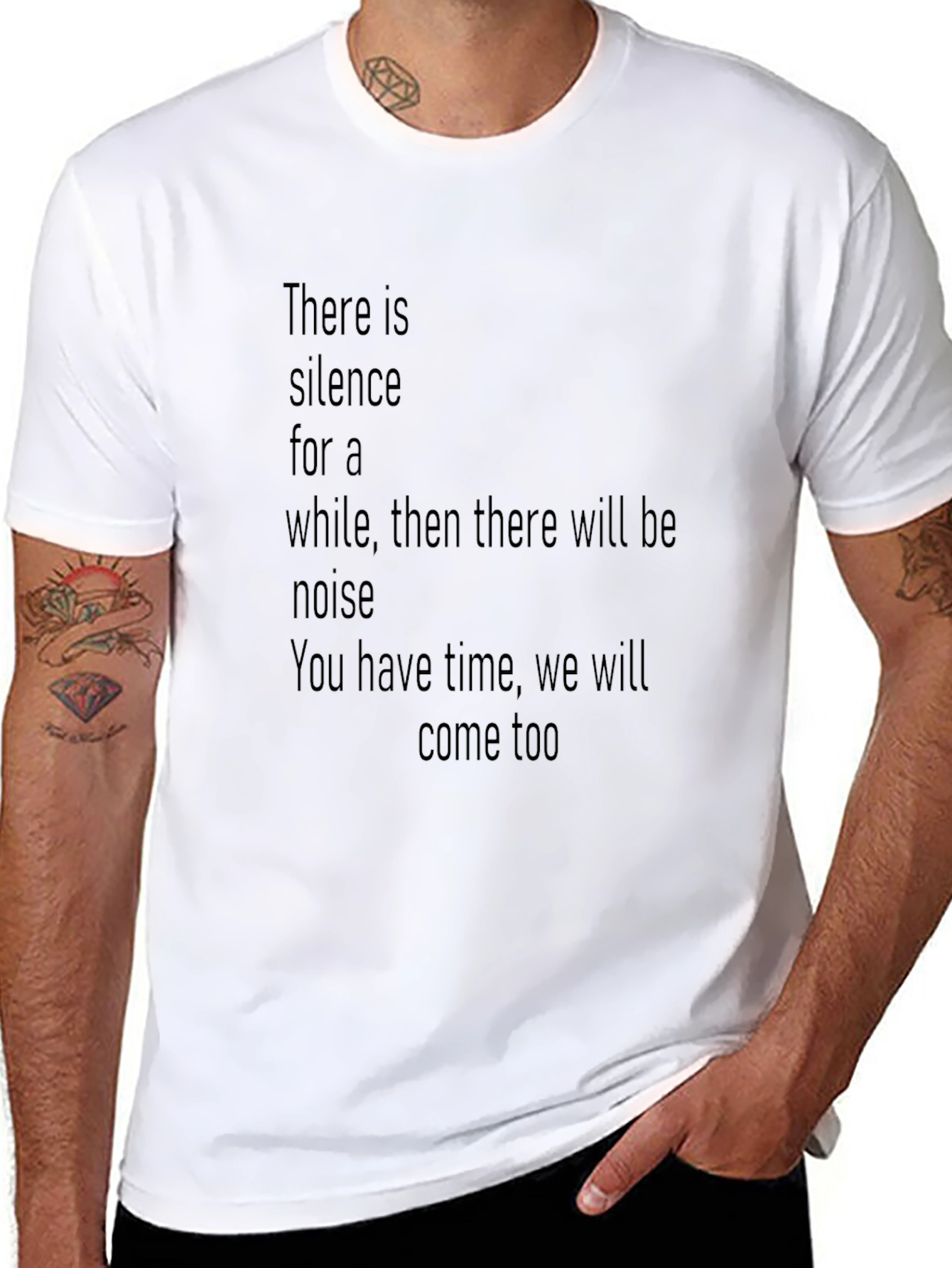 Silence & Noise Mens Graphic Tee