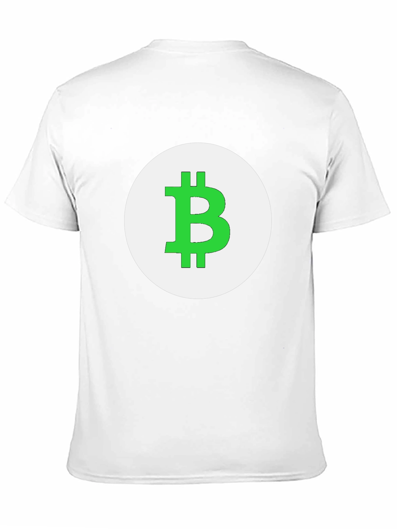 Bitcoin Logo Graphic Tee - Black Cotton T-Shirt