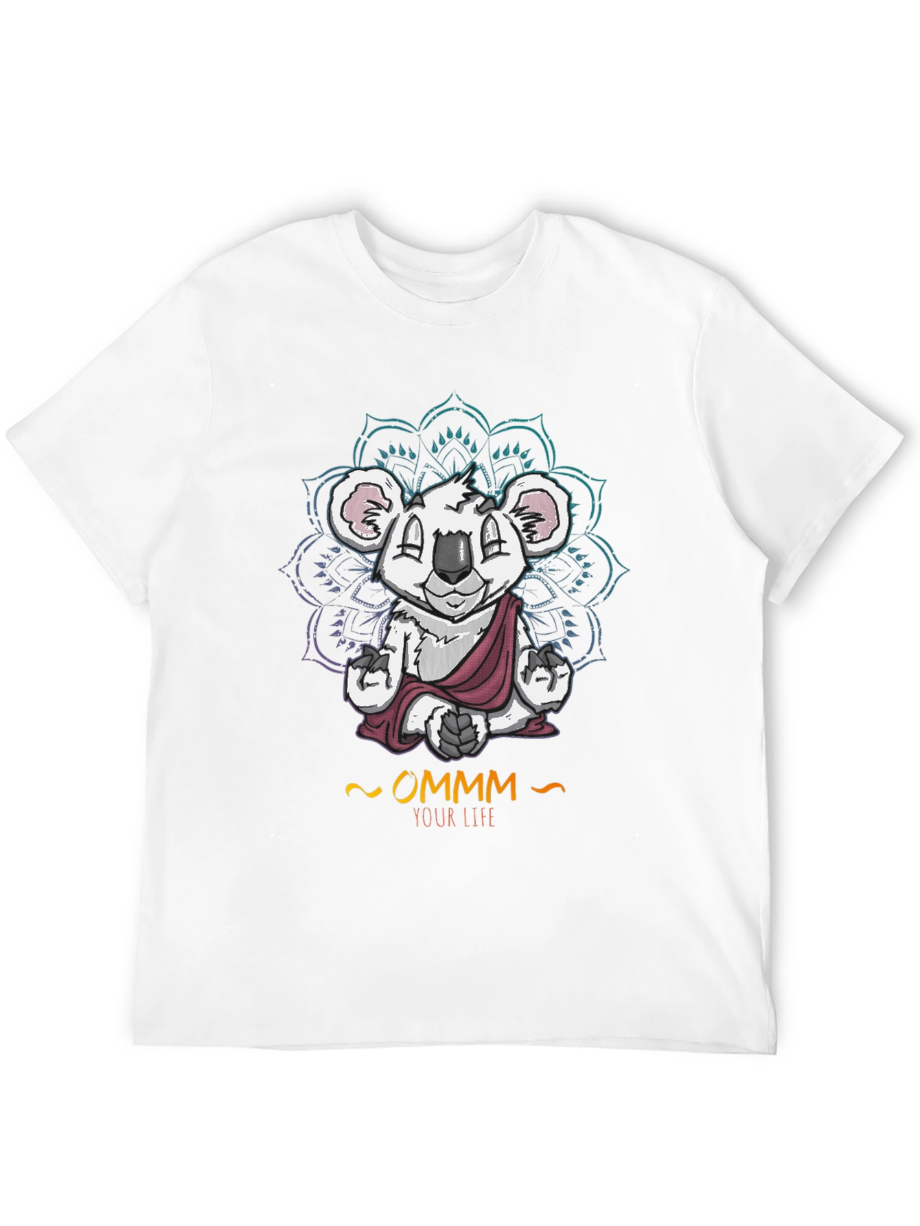 OMMM Your Life Koala Meditation Graphic Tee