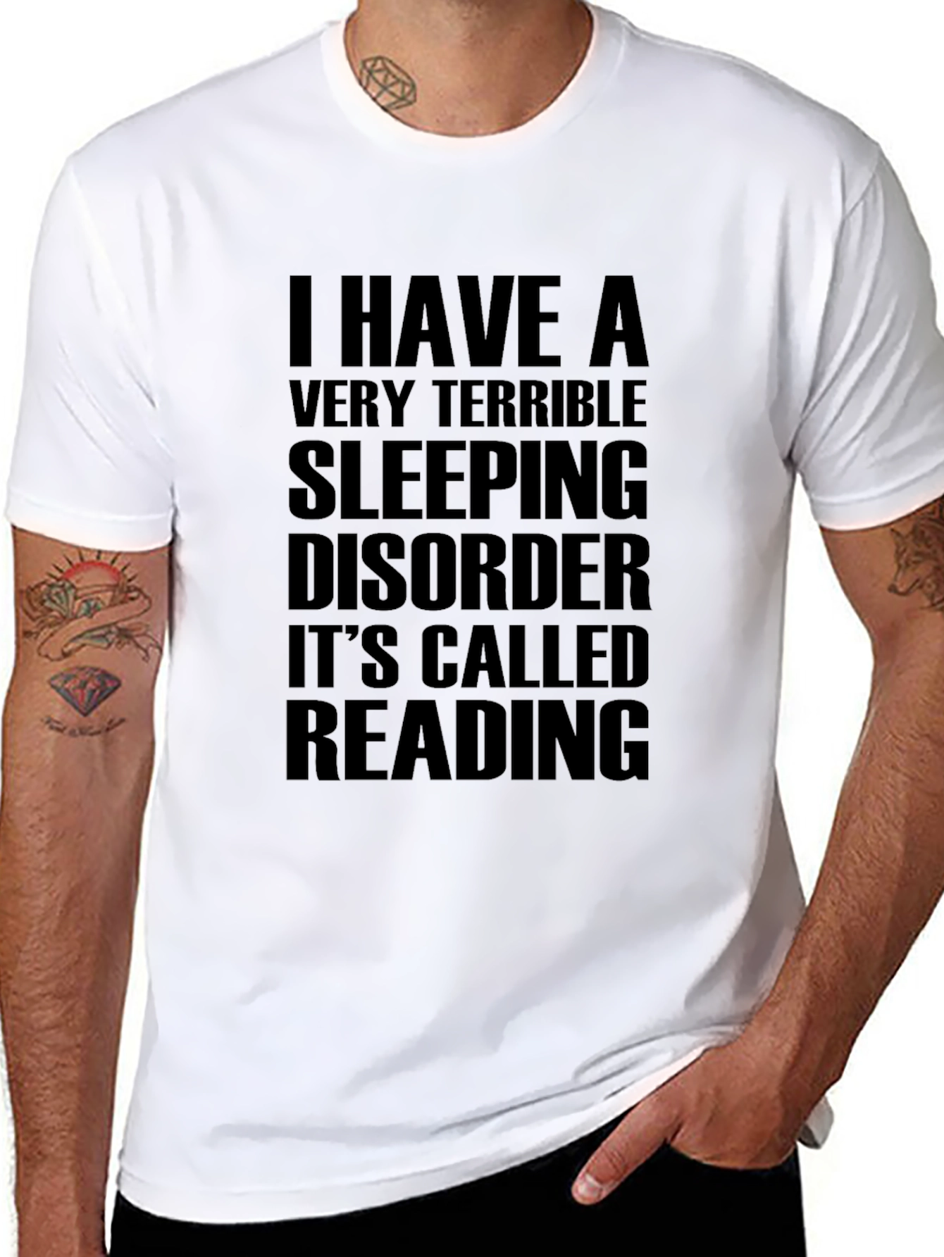 Funny Reading Disorder Graphic T-Shirt
