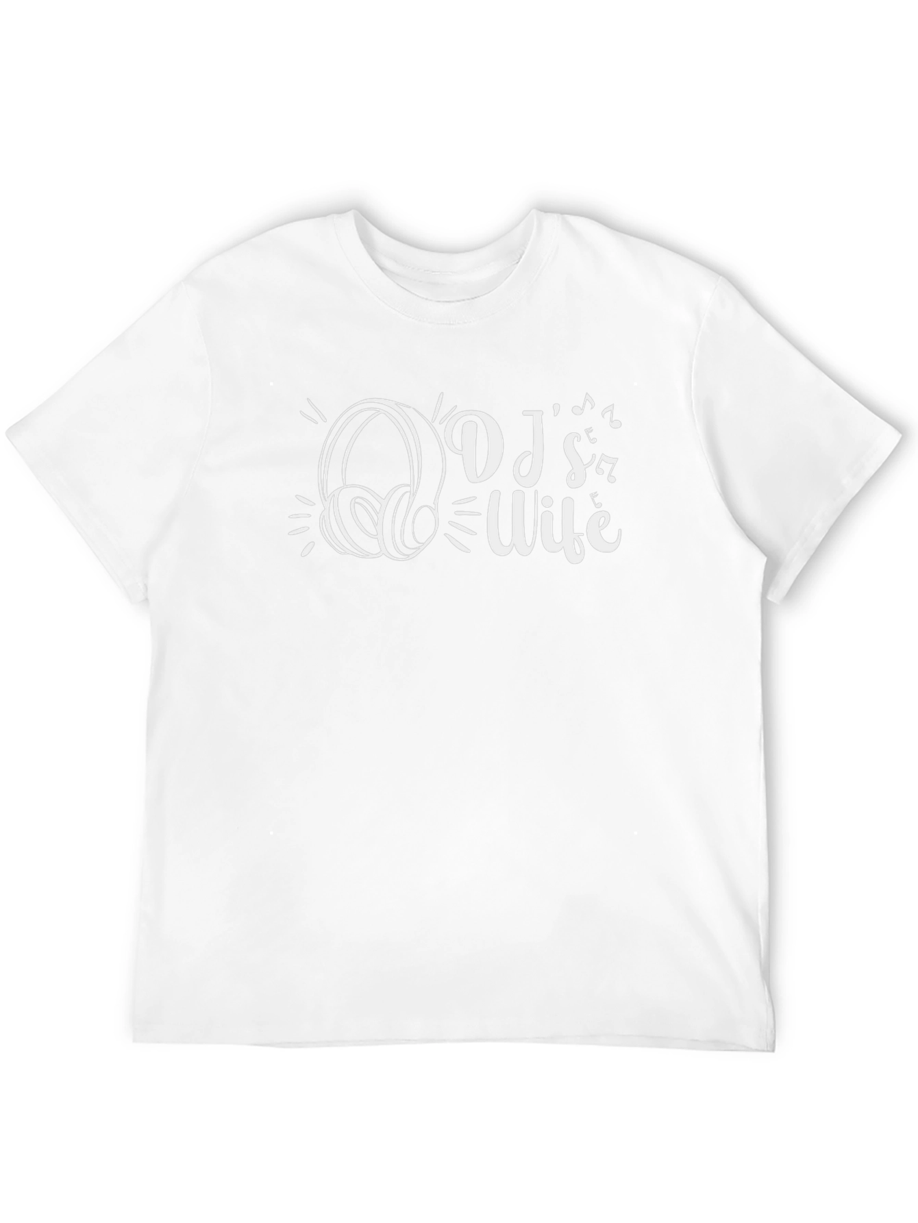DJs Wife Black Graphic T-Shirt
