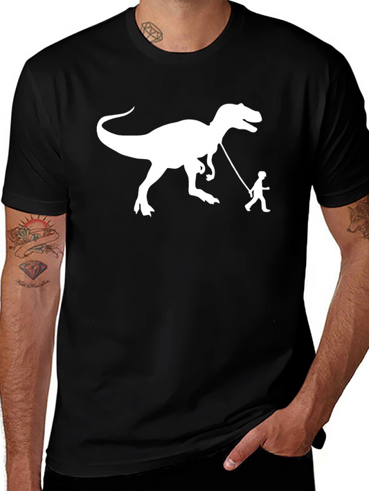 Dino Walker T-Shirt - Funny Graphic Tee