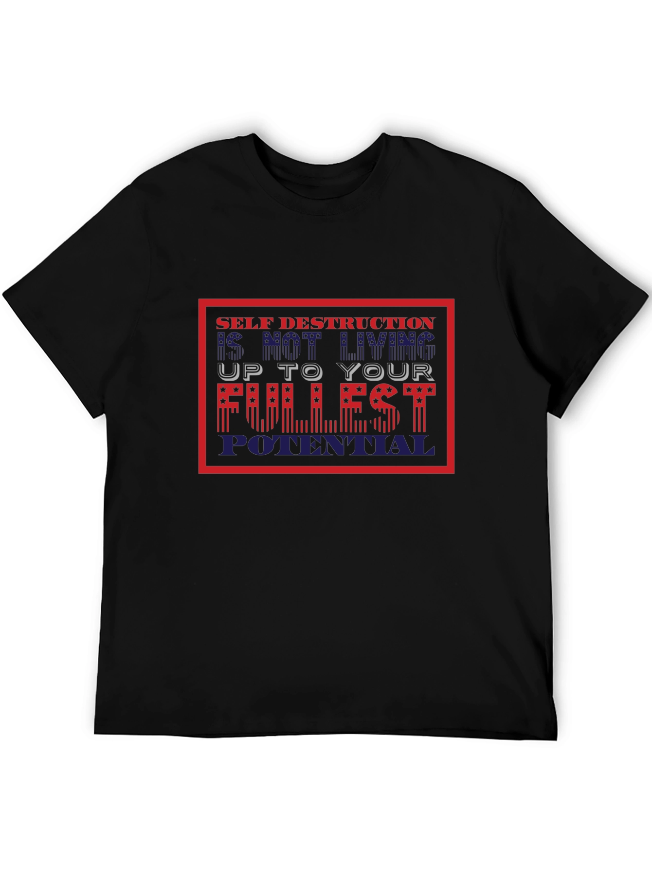 Self Destruction Fullest Potential Graphic T-Shirt