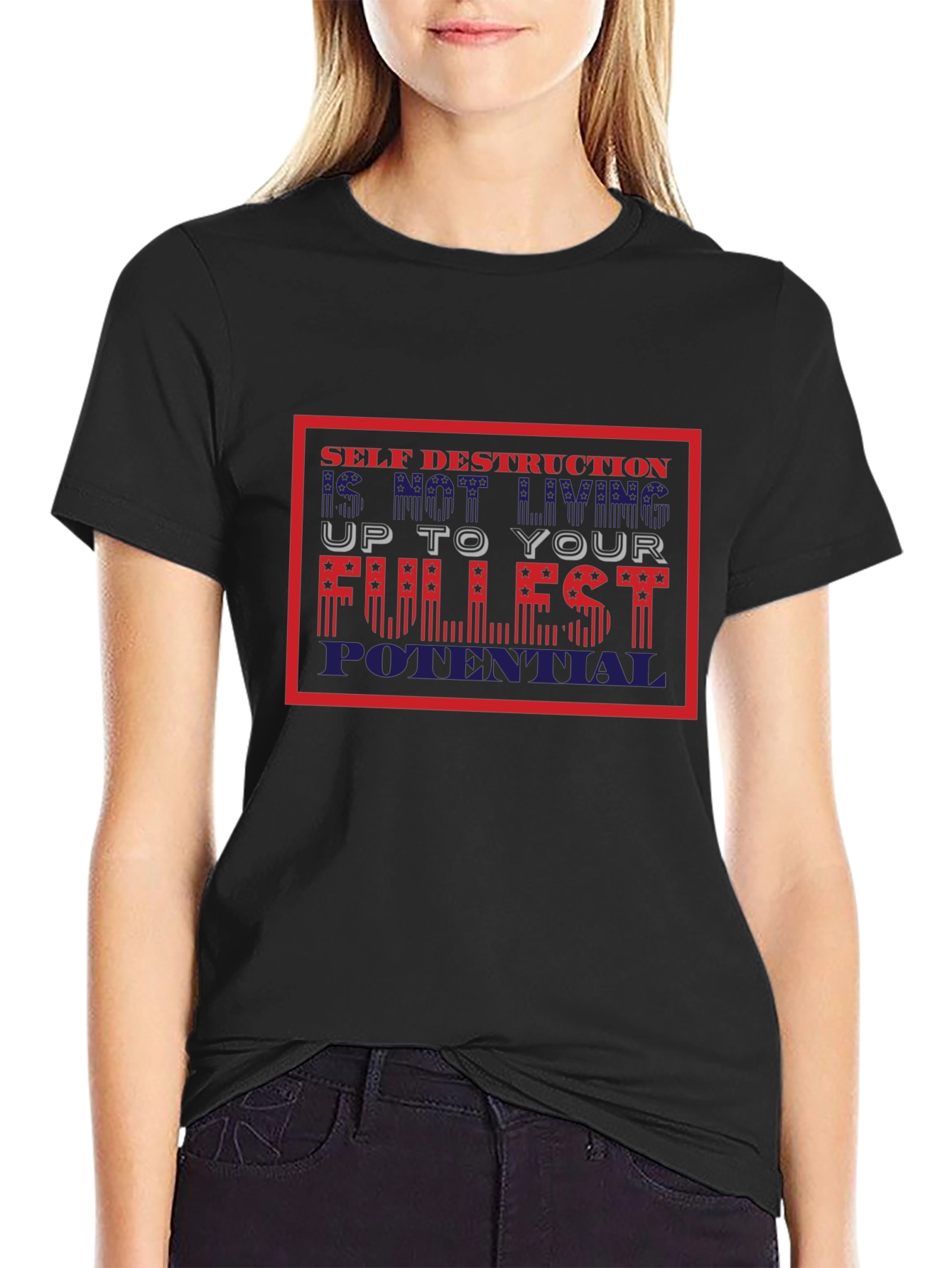Self Destruction Fullest Potential Graphic T-Shirt
