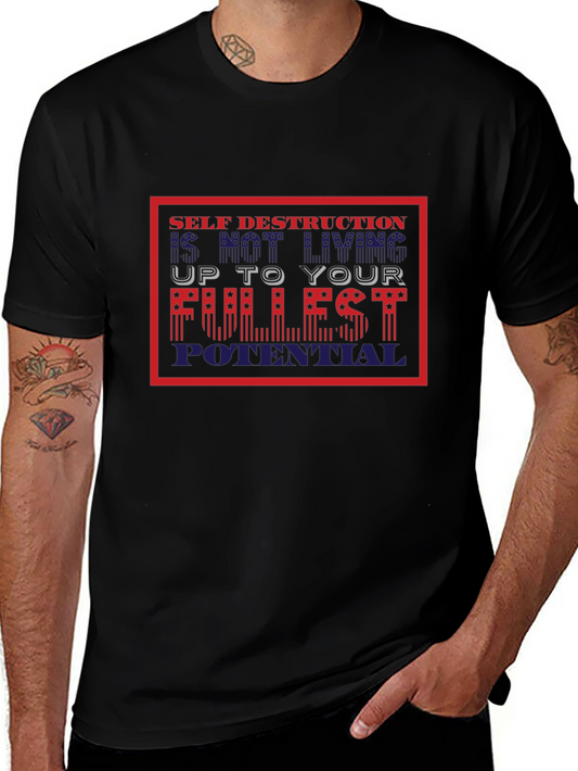 Self Destruction Fullest Potential Graphic T-Shirt