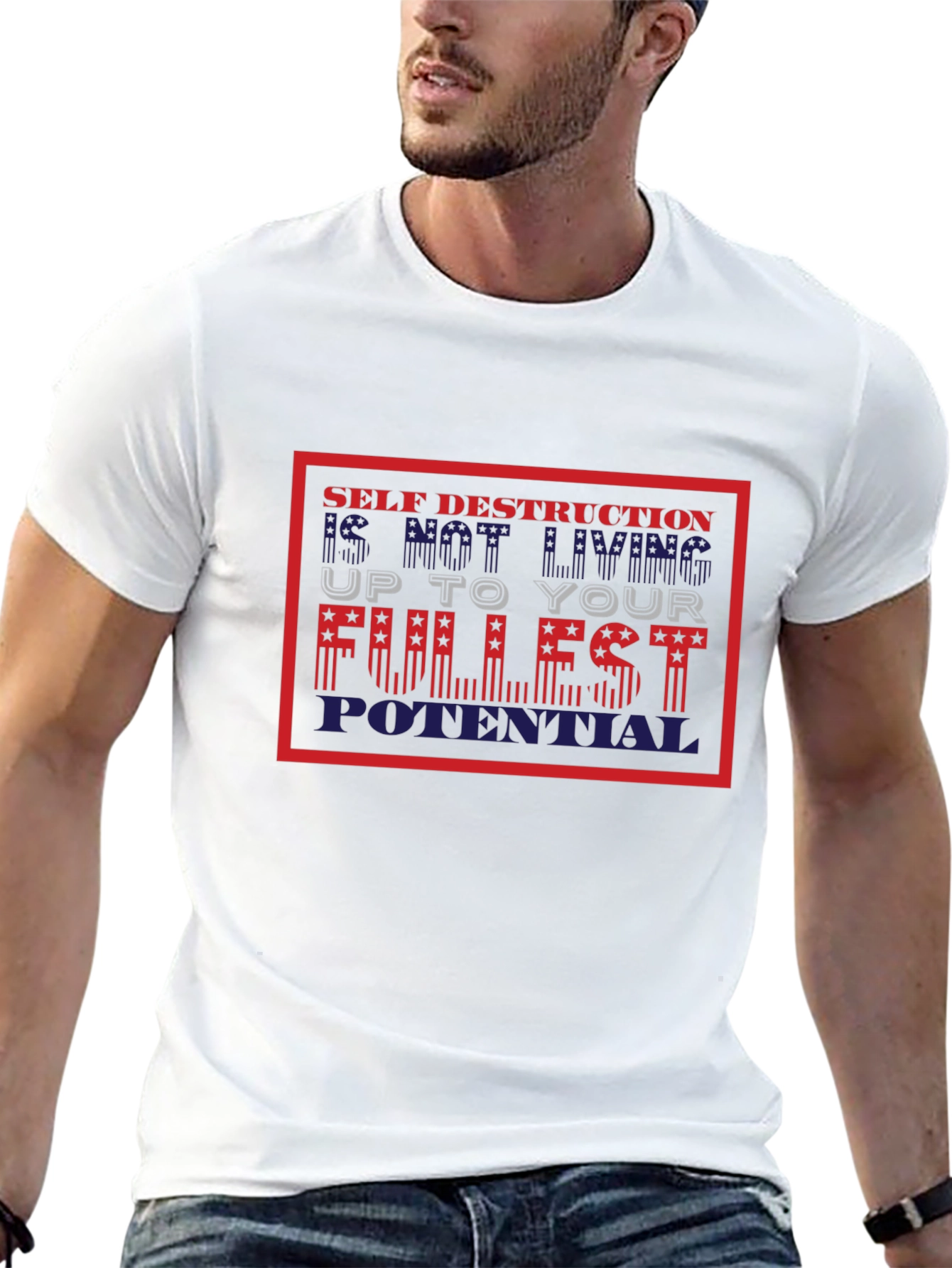 Self Destruction Fullest Potential Graphic T-Shirt