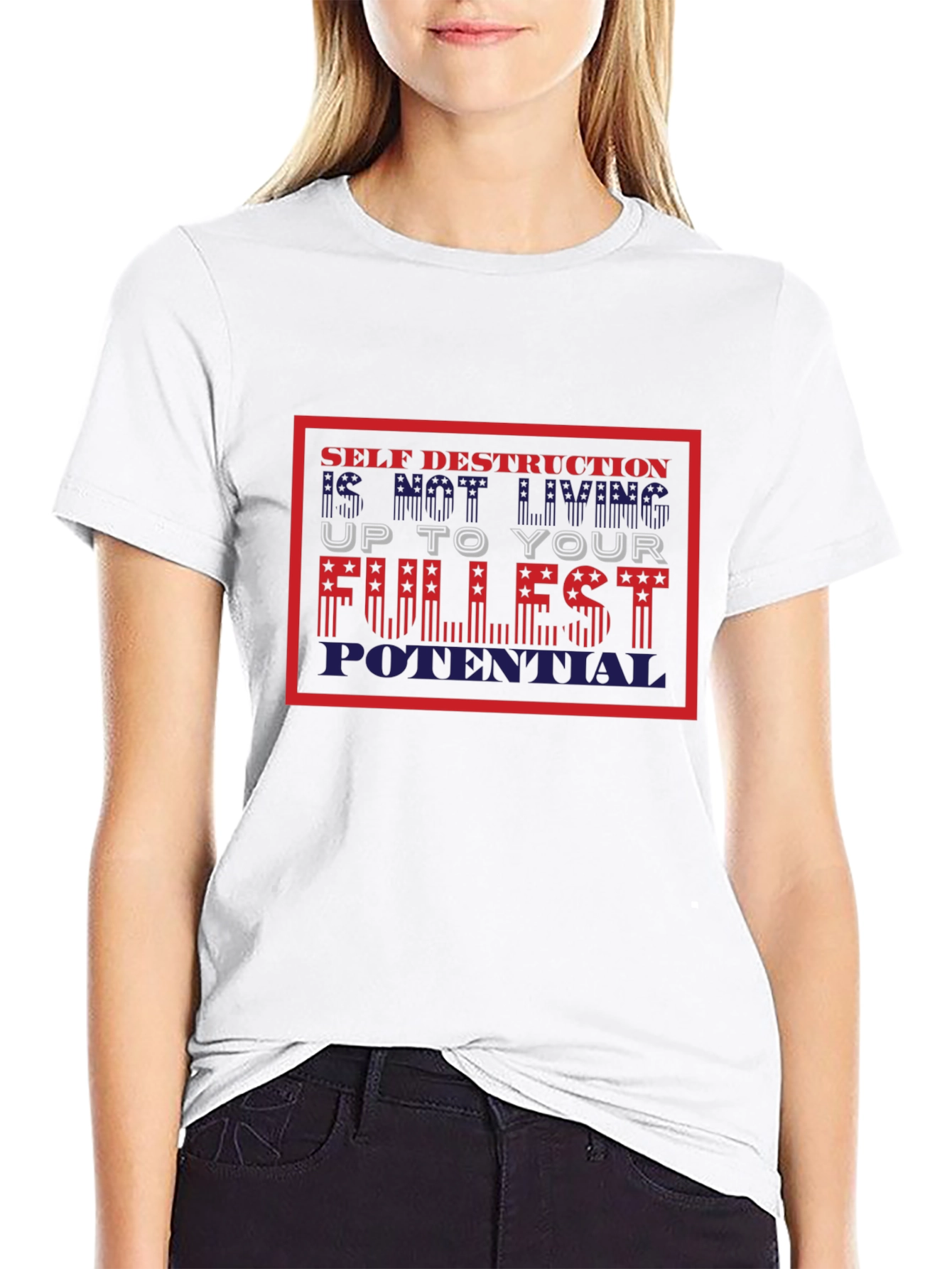 Self Destruction Fullest Potential Graphic T-Shirt