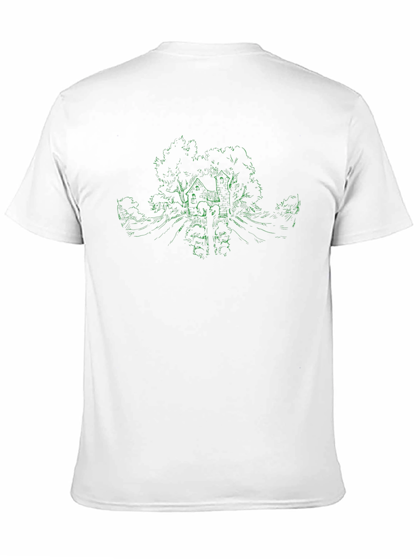 Nature Sketch Black Tee