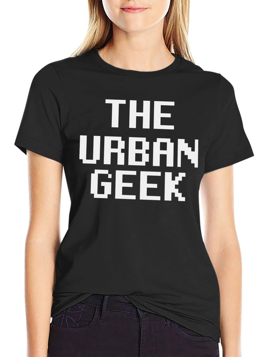 The Urban Geek Pixel Art Black T-Shirt