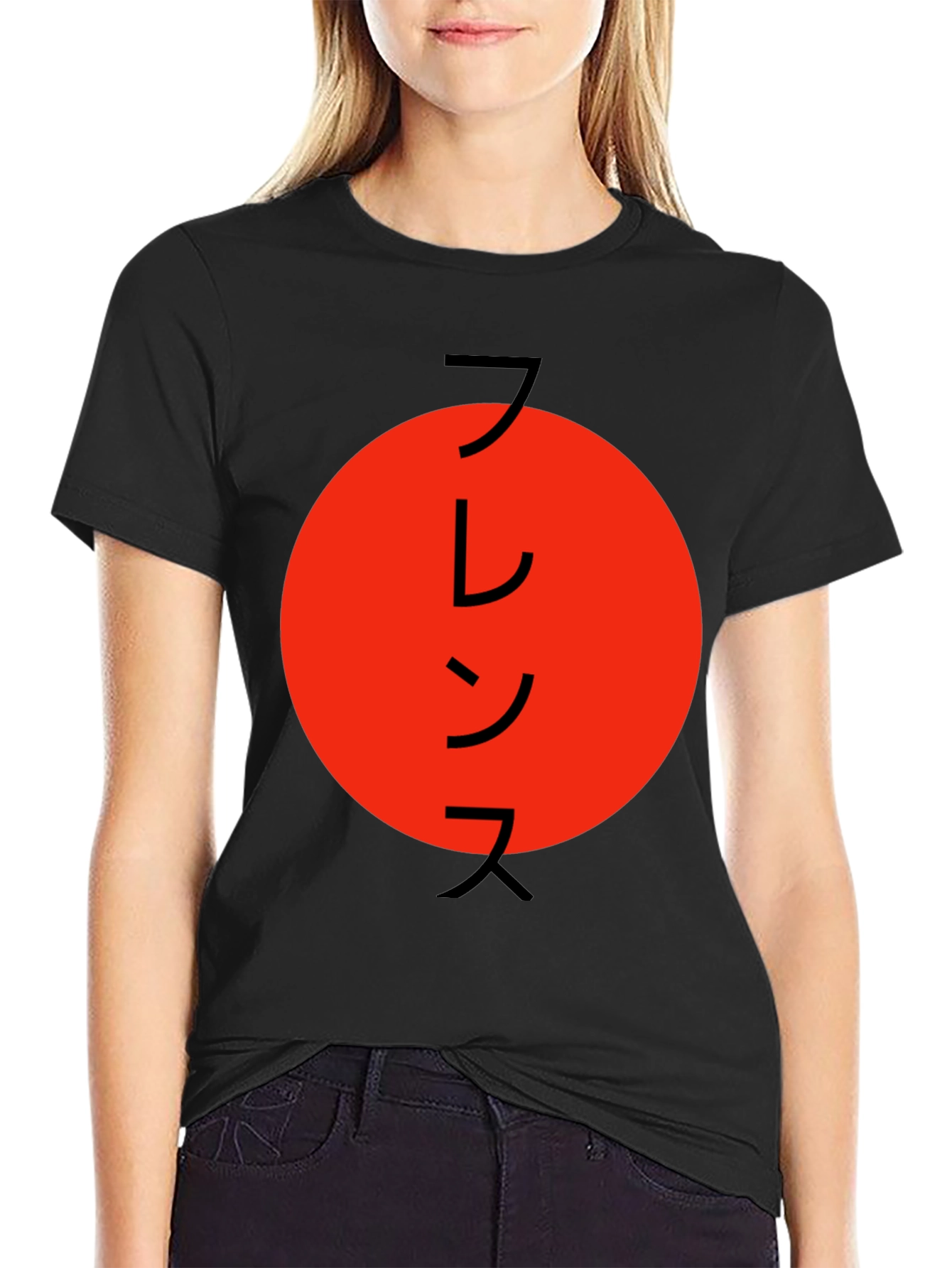 France Japan Inspired Graphic Tee