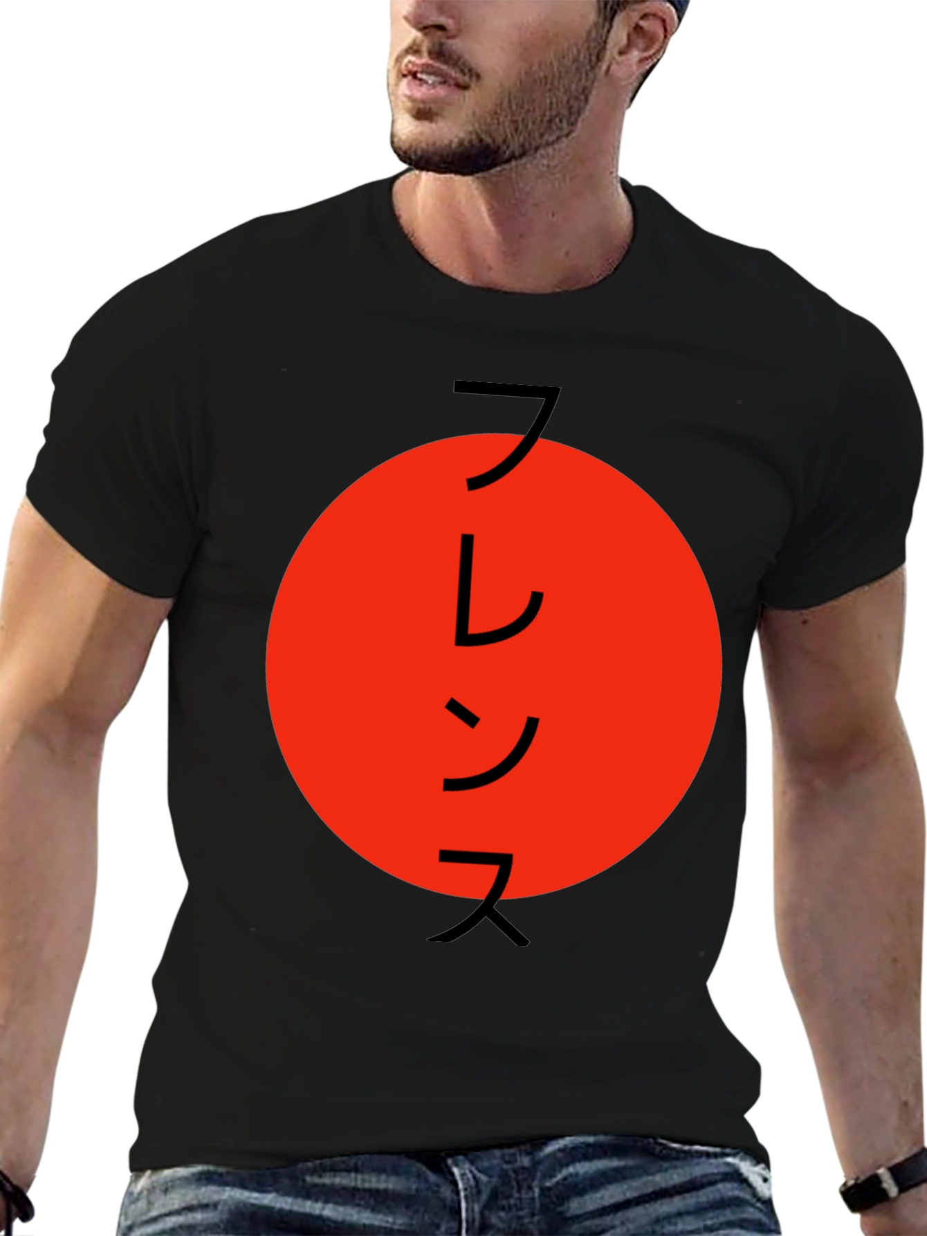 France Japan Inspired Graphic Tee