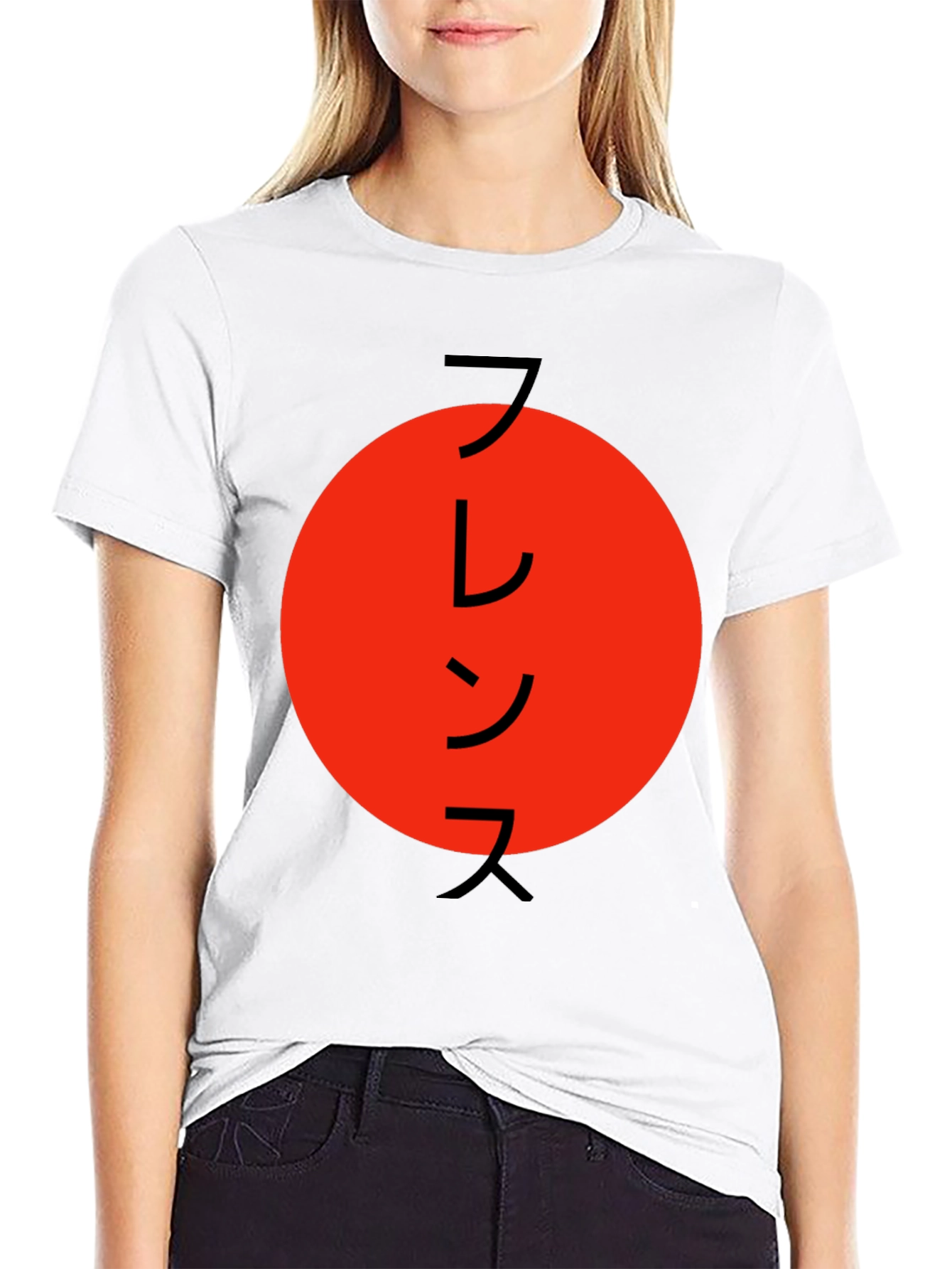 France Japan Inspired Graphic Tee