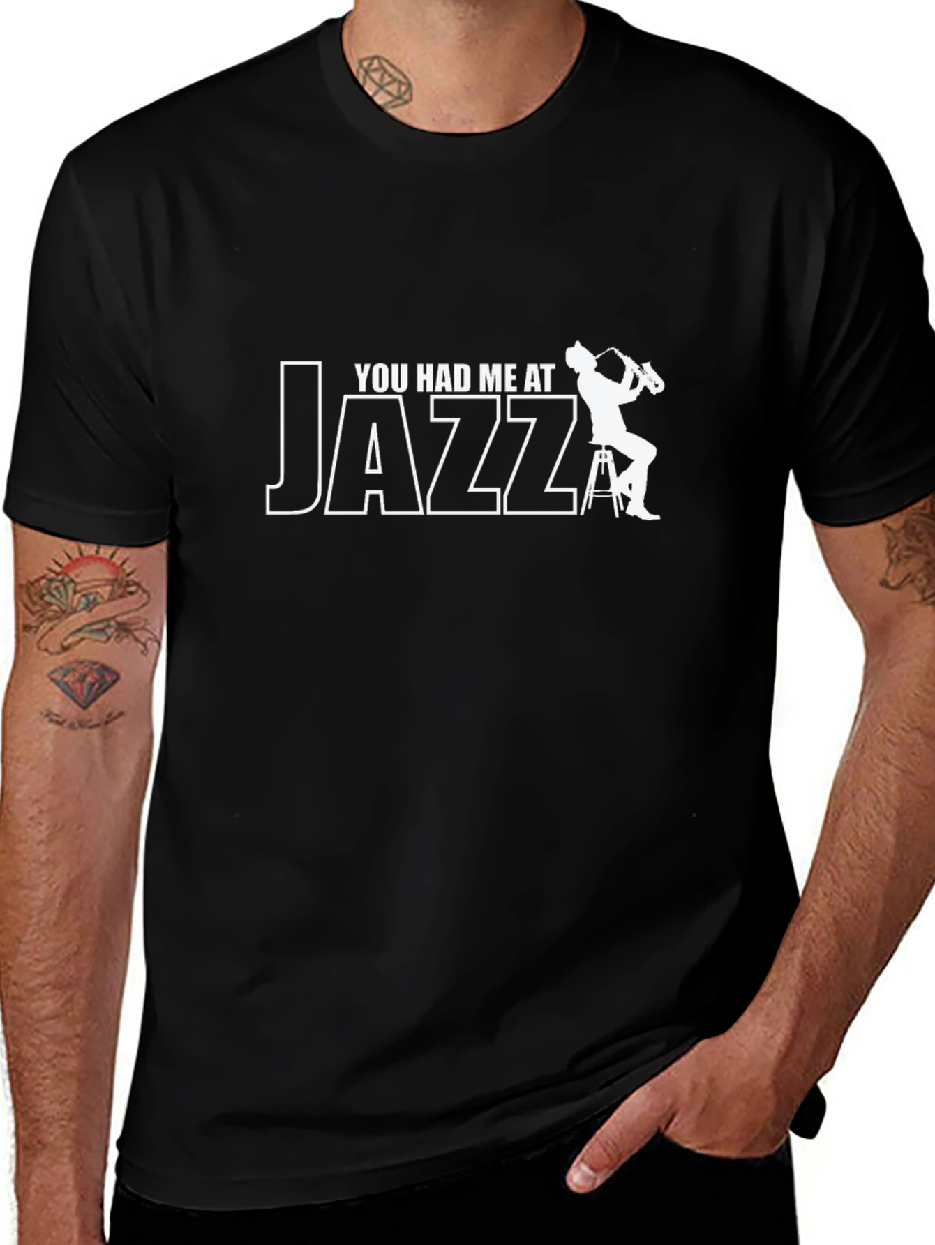 You Had Me At Jazz Graphic T-Shirt