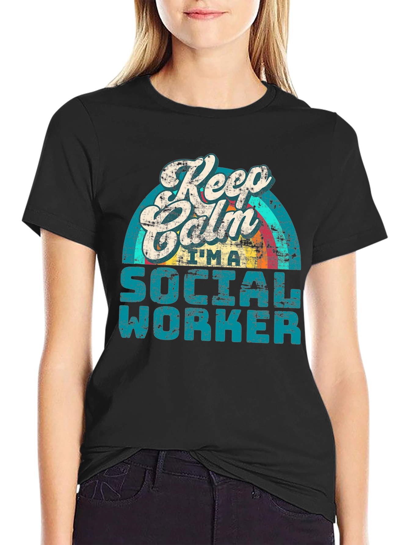 Keep Calm Im a Social Worker T-Shirt