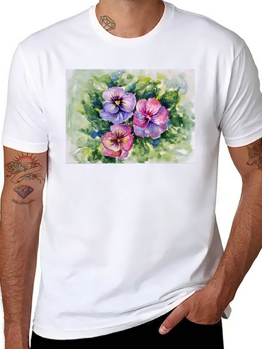 Floral Watercolor Graphic T-Shirt
