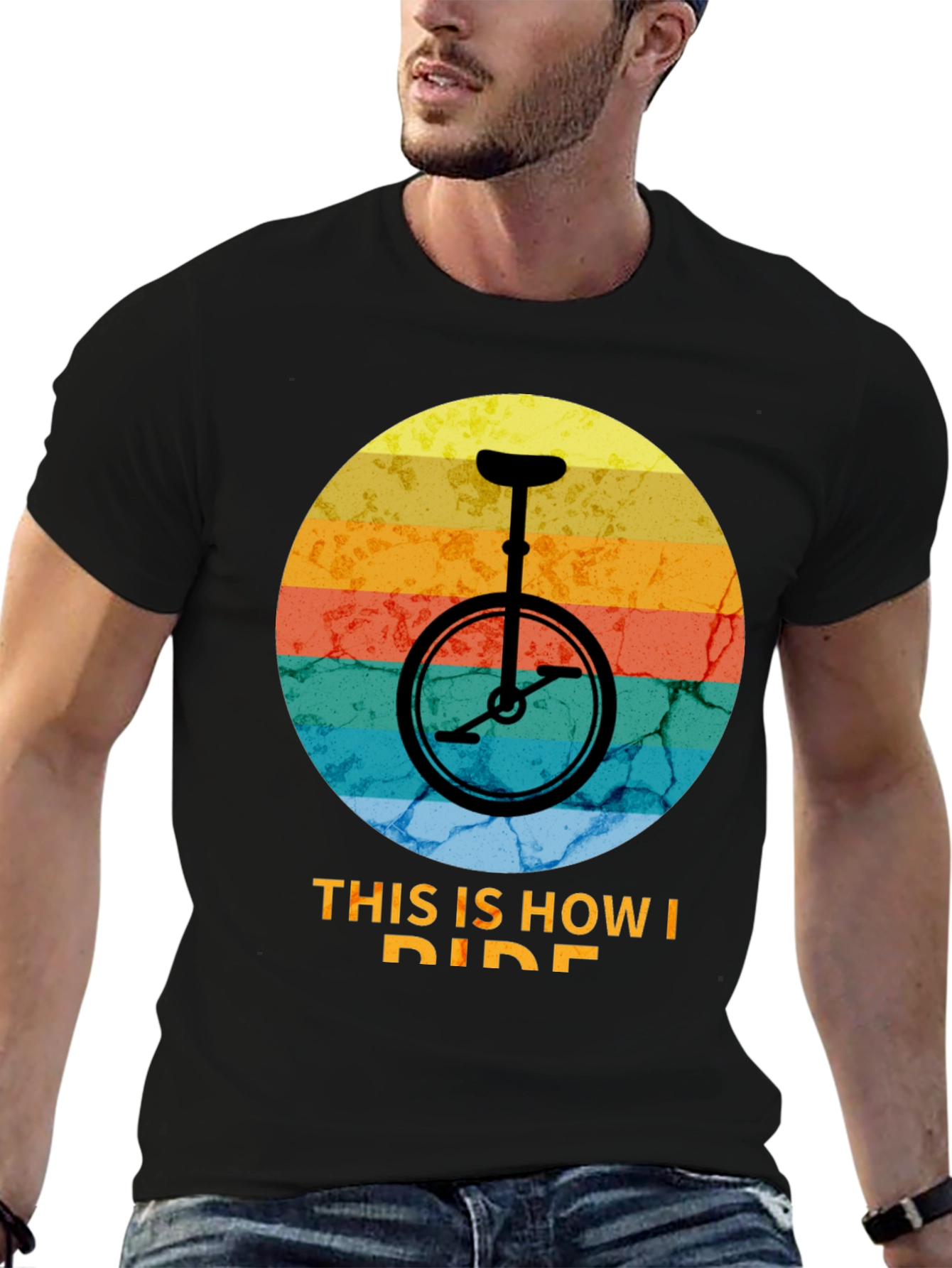 Retro Unicycle T-Shirt - This Is How I Ride