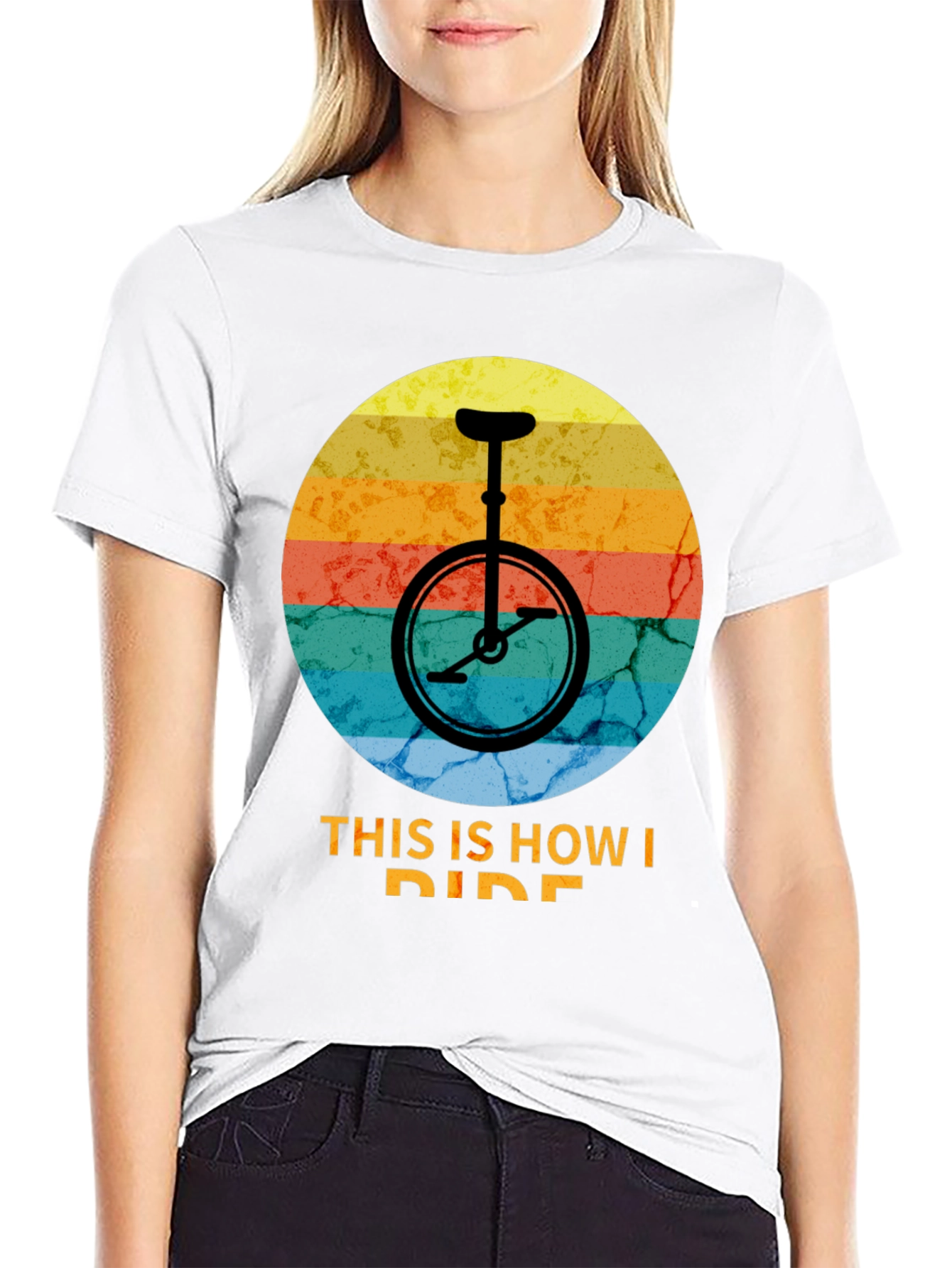 Retro Unicycle T-Shirt - This Is How I Ride