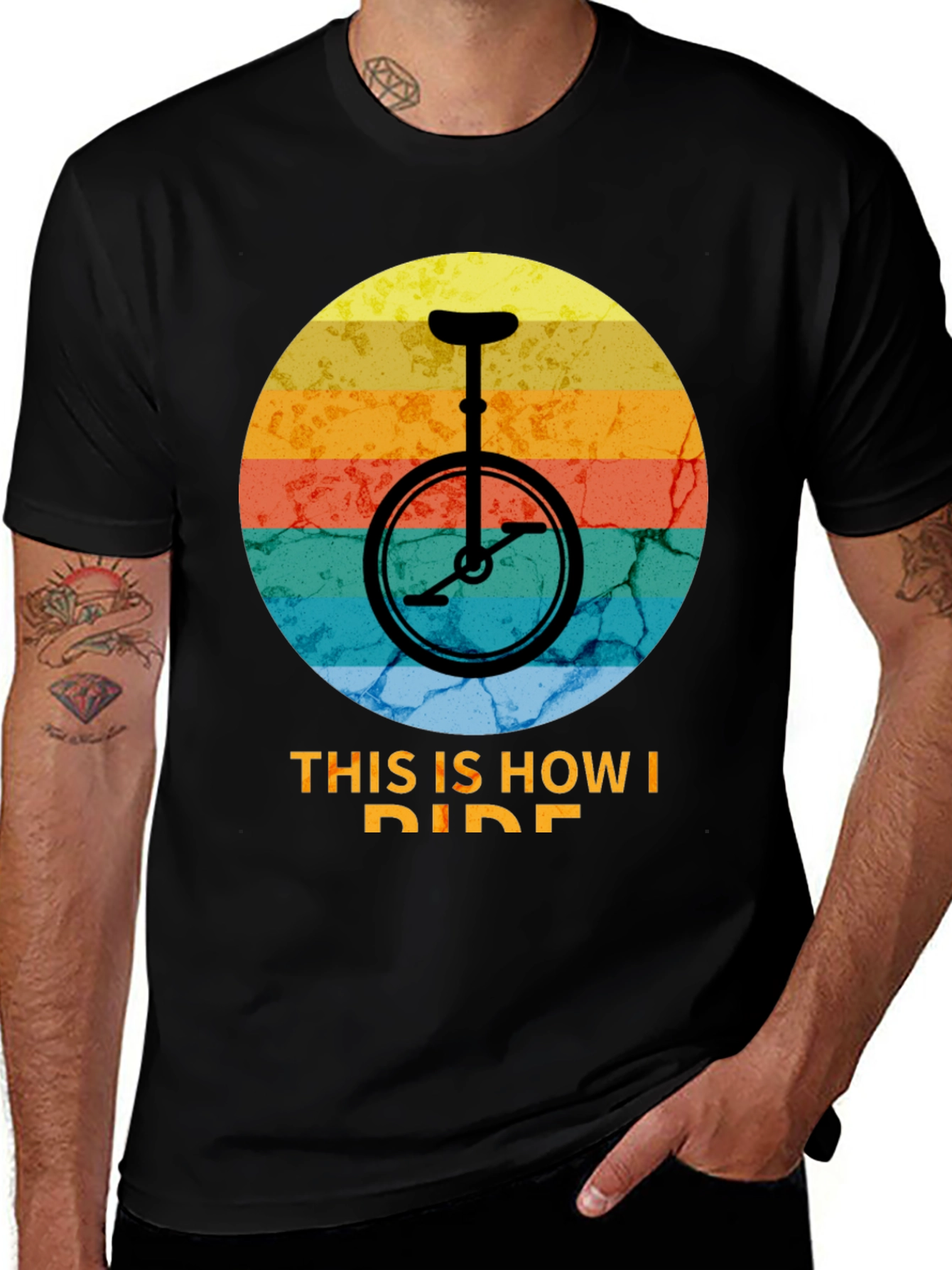 Retro Unicycle T-Shirt - This Is How I Ride