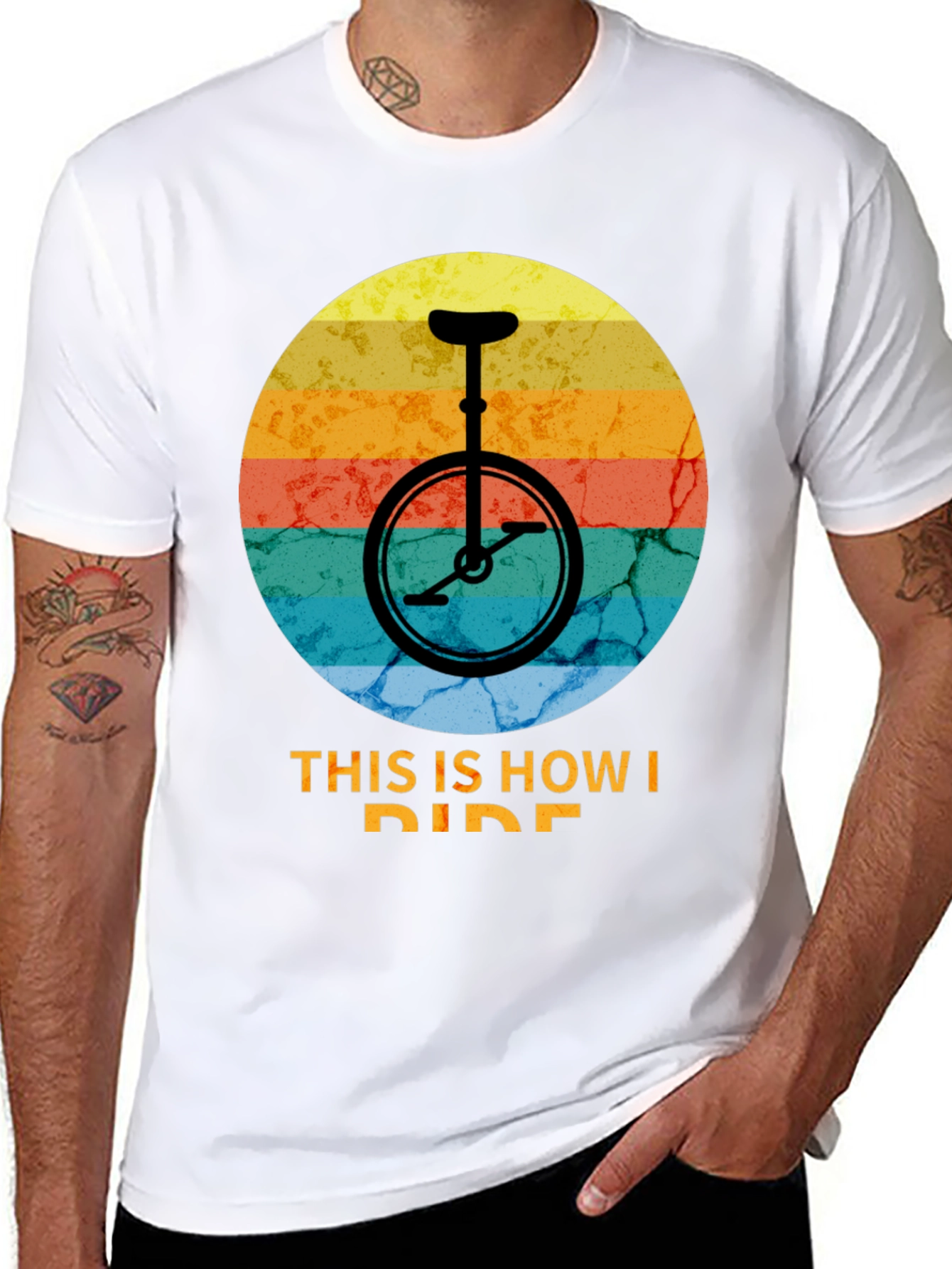 Retro Unicycle T-Shirt - This Is How I Ride