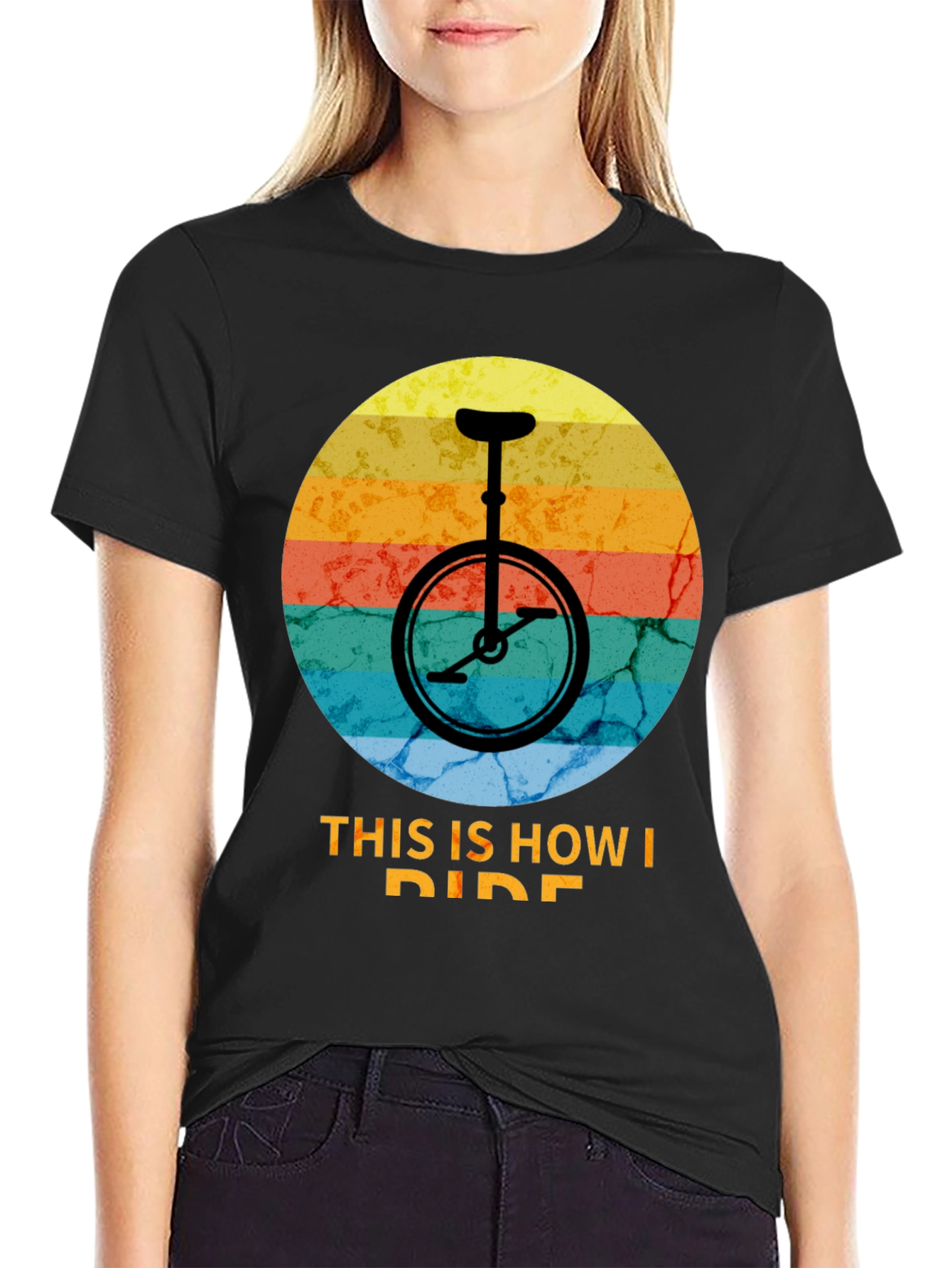 Retro Unicycle T-Shirt - This Is How I Ride