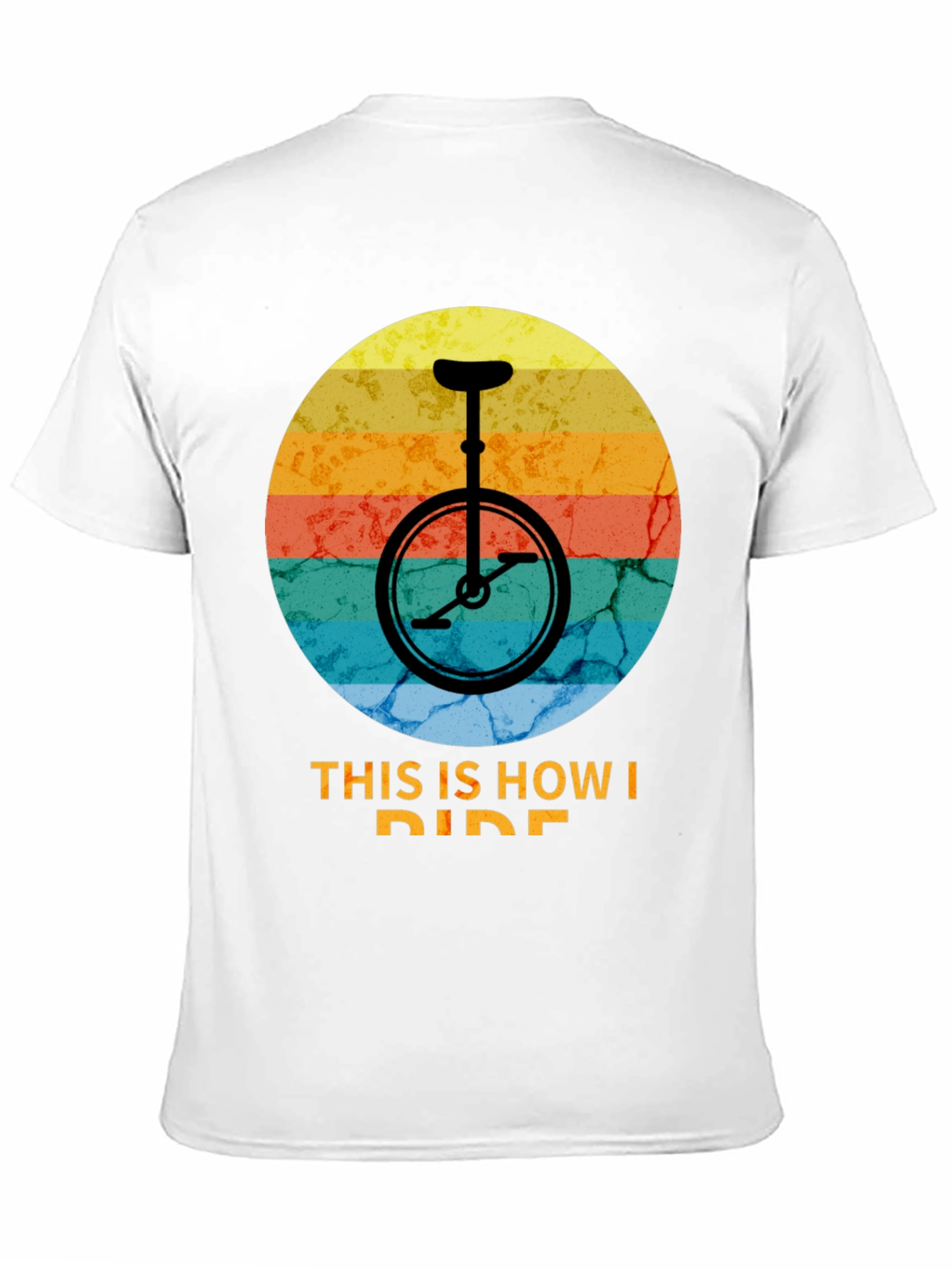 Retro Unicycle T-Shirt - This Is How I Ride