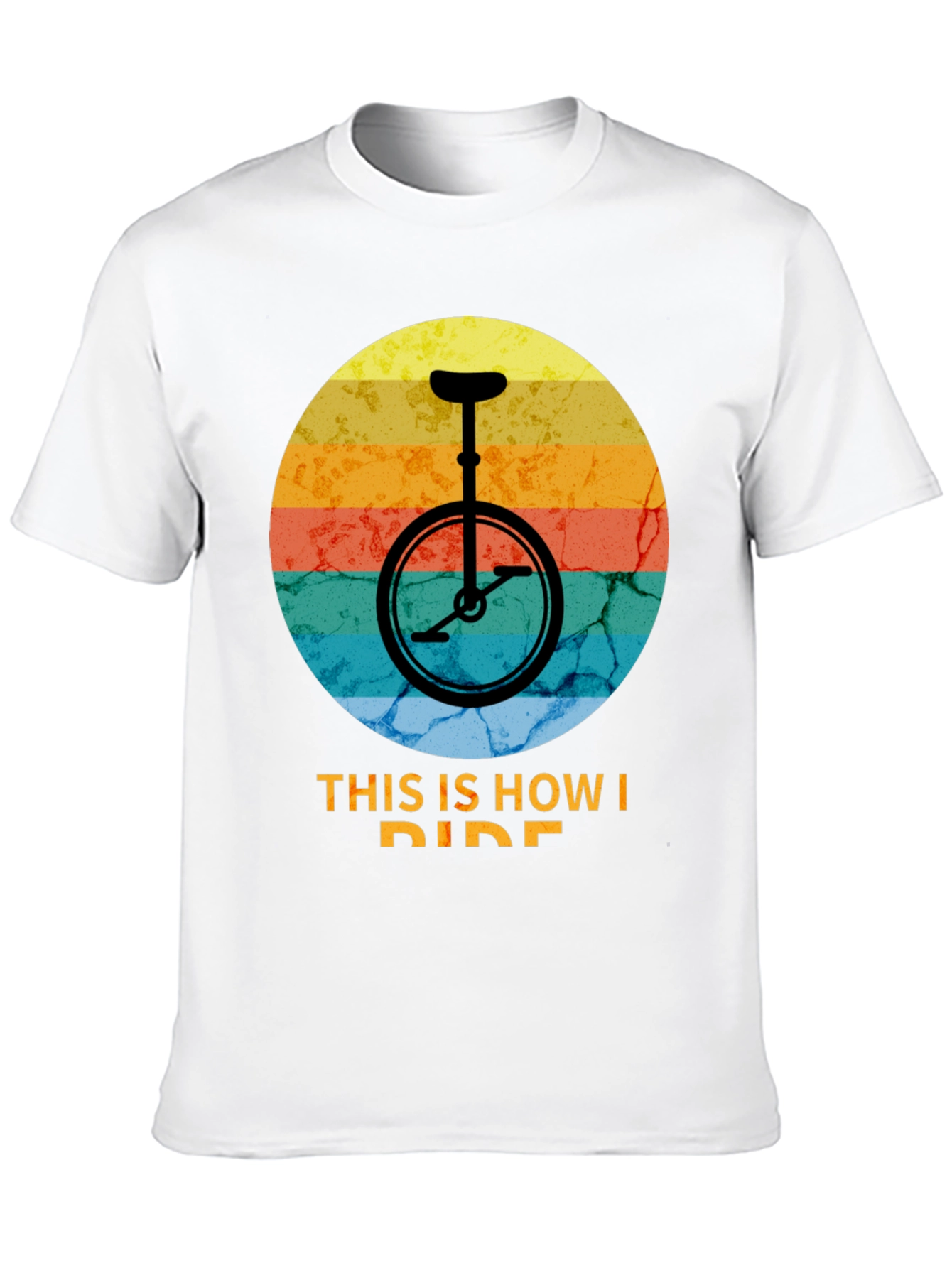 Retro Unicycle T-Shirt - This Is How I Ride