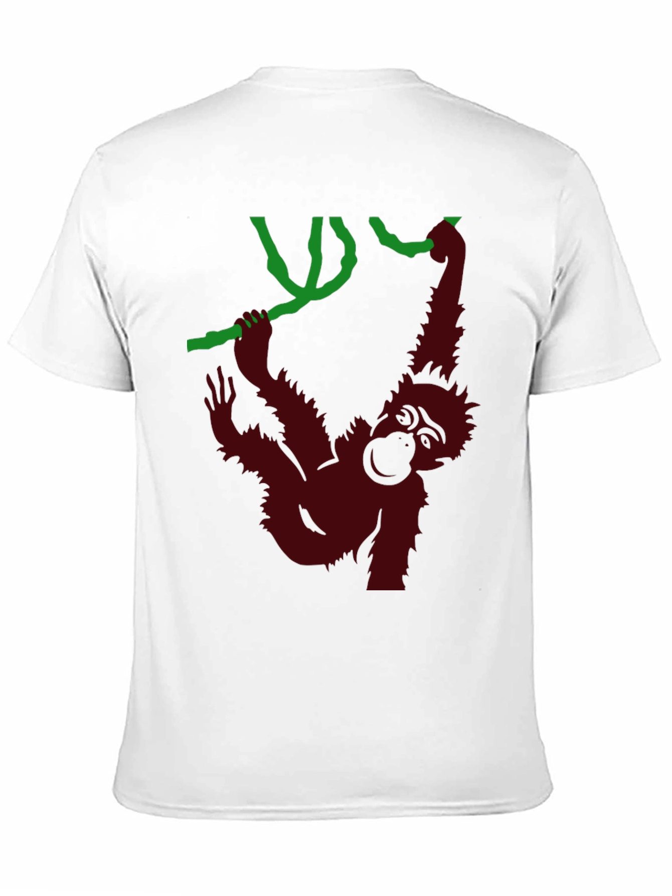 Monkeying Around Graphic Tee - Black Cotton T-Shirt