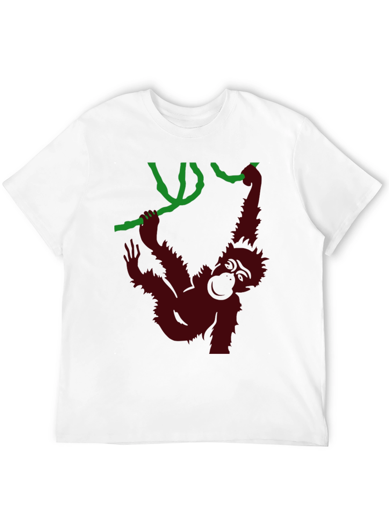 Monkeying Around Graphic Tee - Black Cotton T-Shirt