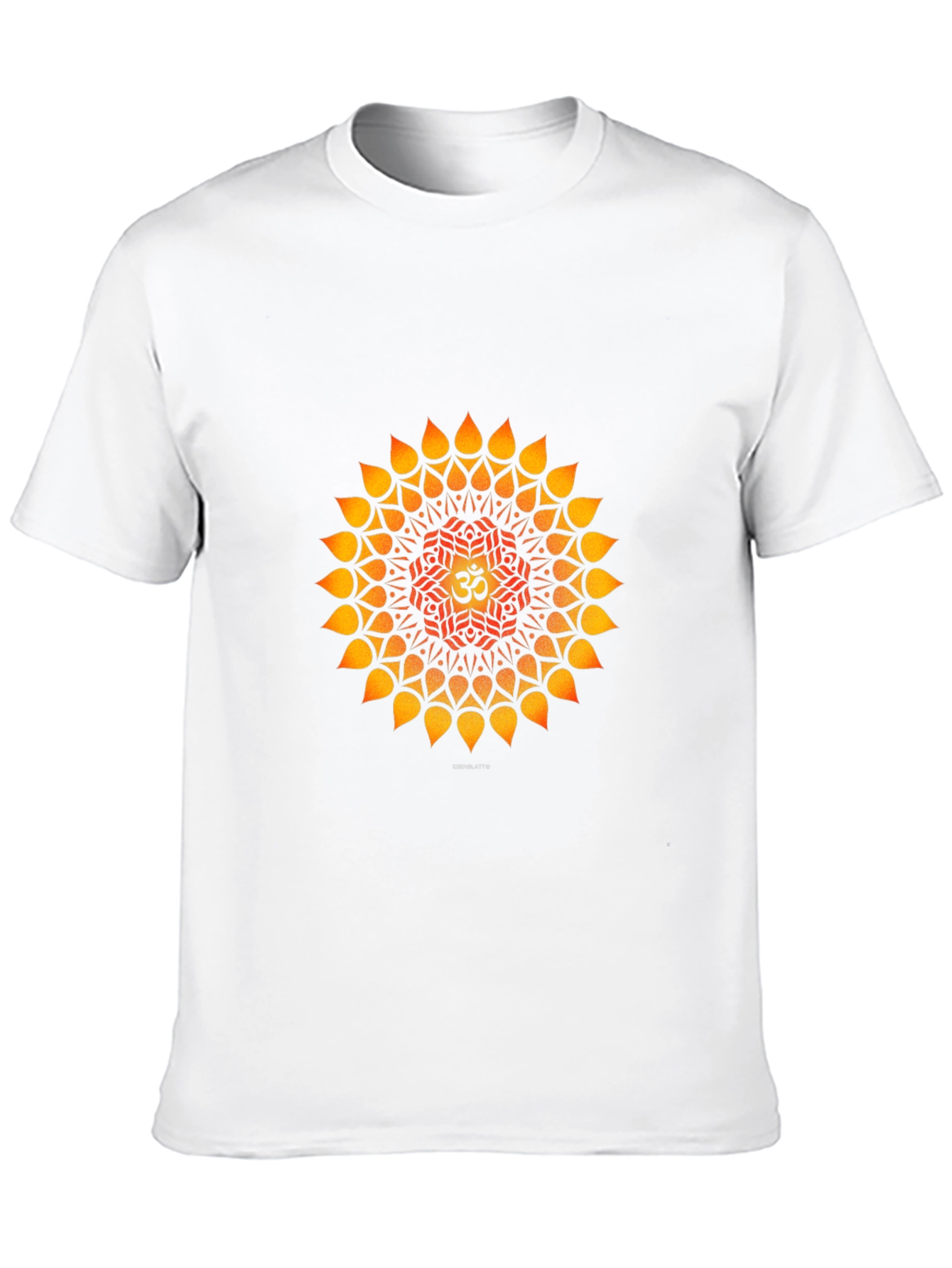 Om Mandala Graphic Tee - Black Cotton T-Shirt