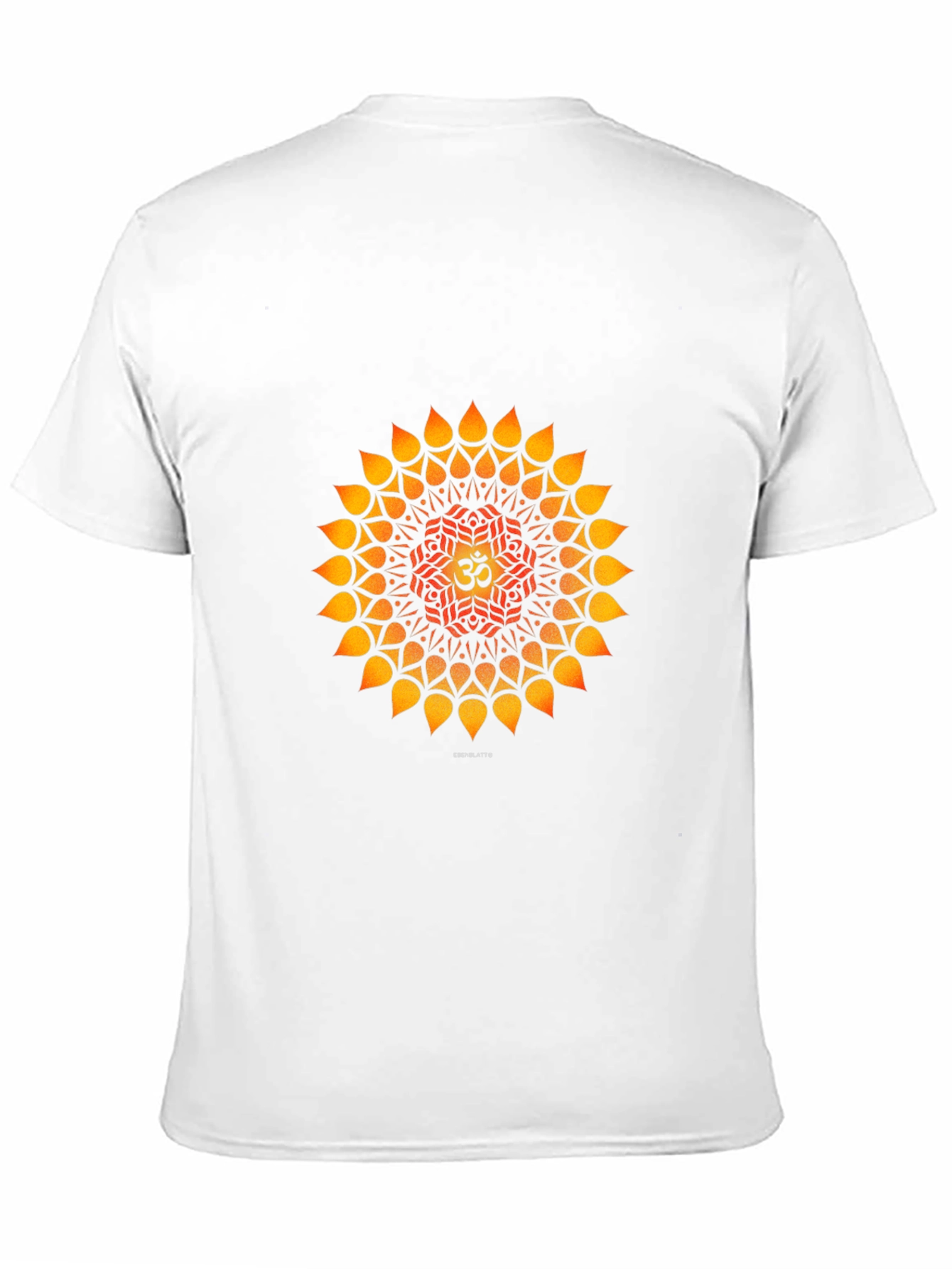 Om Mandala Graphic Tee - Black Cotton T-Shirt