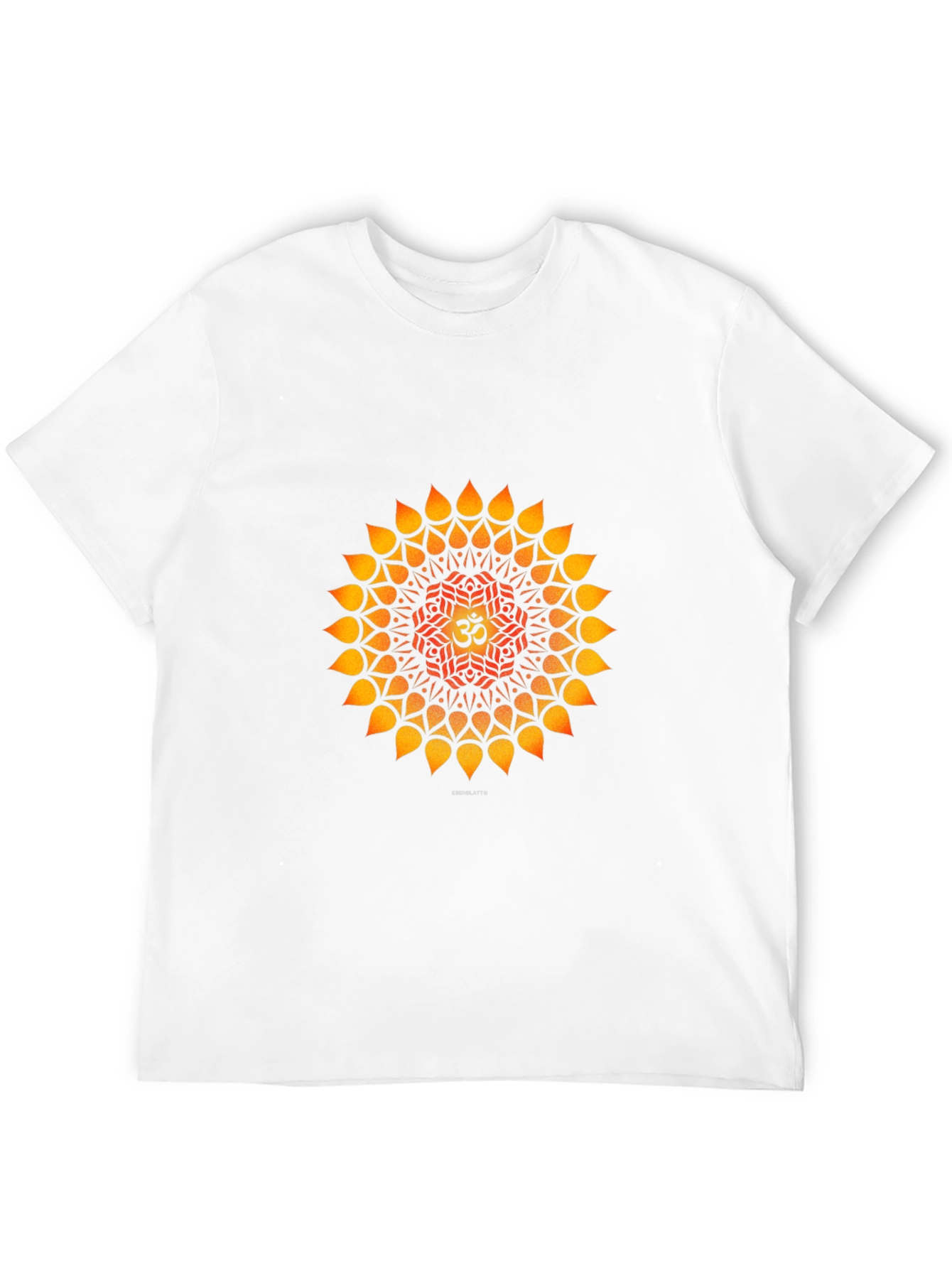 Om Mandala Graphic Tee - Black Cotton T-Shirt
