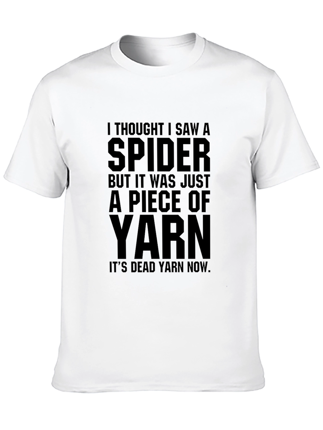 Funny Spider Yarn T-Shirt - Soft Cotton Tee