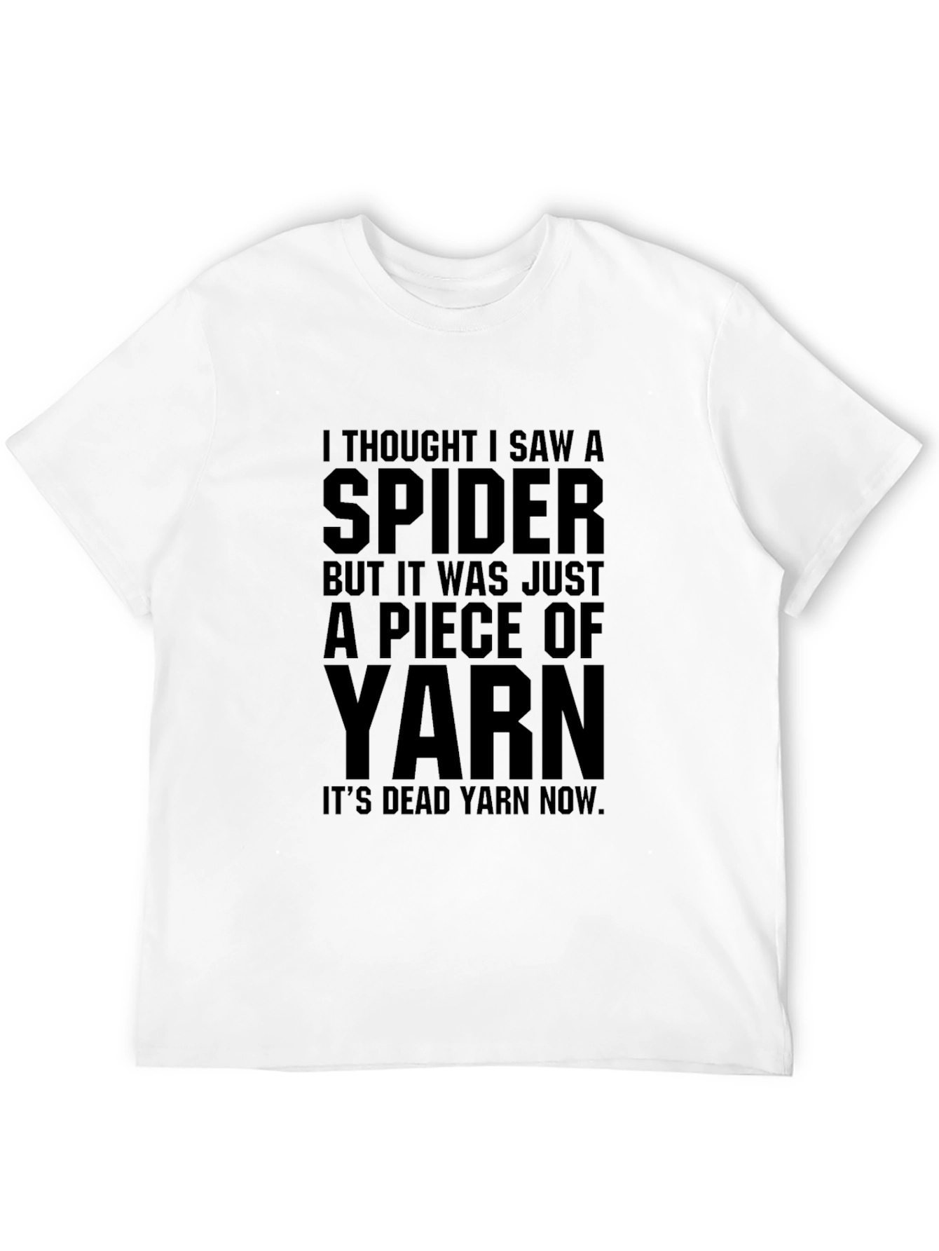 Funny Spider Yarn T-Shirt - Soft Cotton Tee