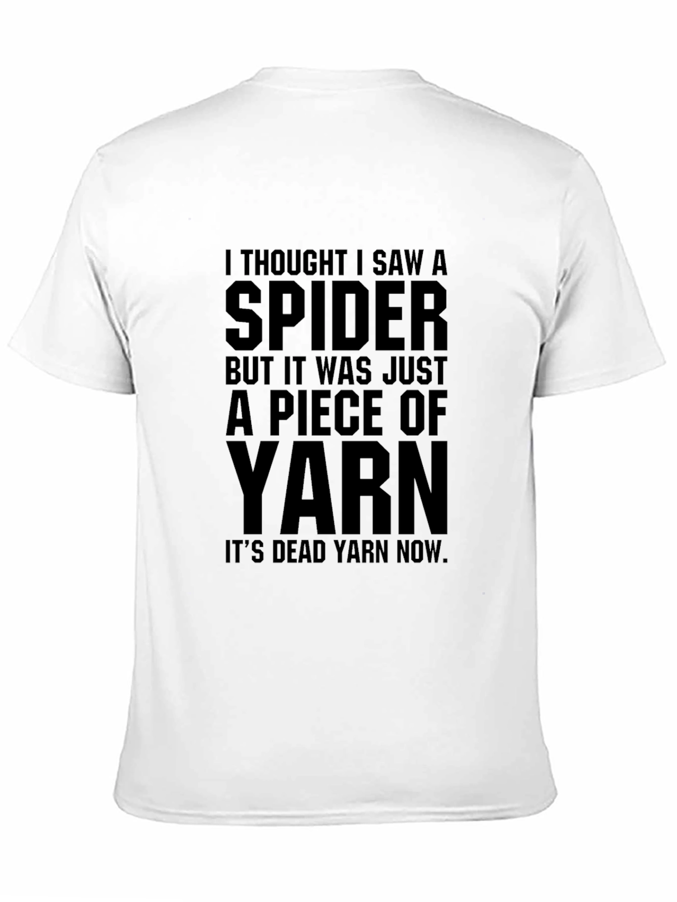 Funny Spider Yarn T-Shirt - Soft Cotton Tee
