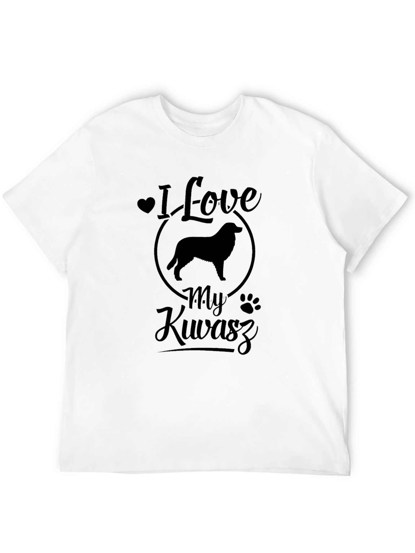 I Love My Kuvasz T-Shirt - Black