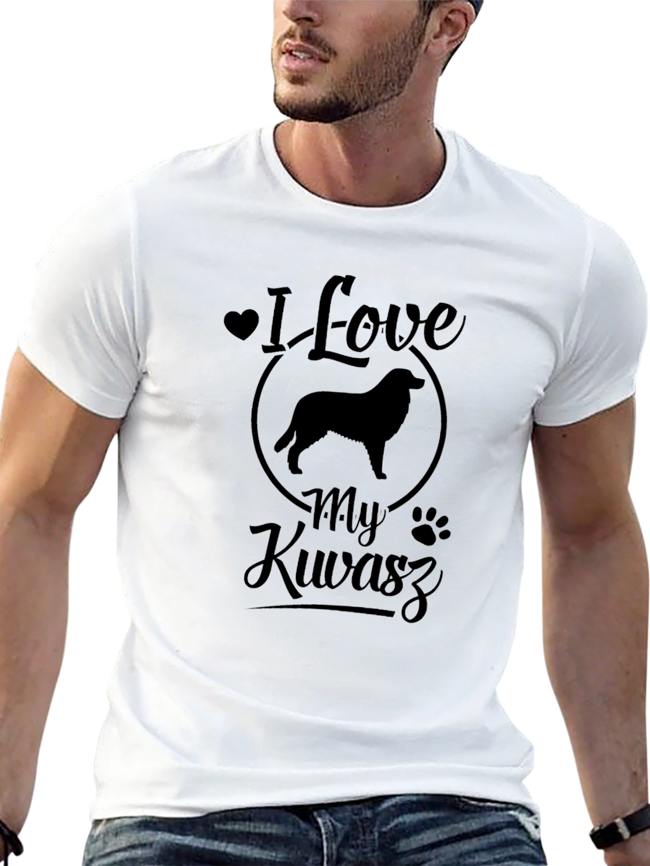 I Love My Kuvasz T-Shirt - Black