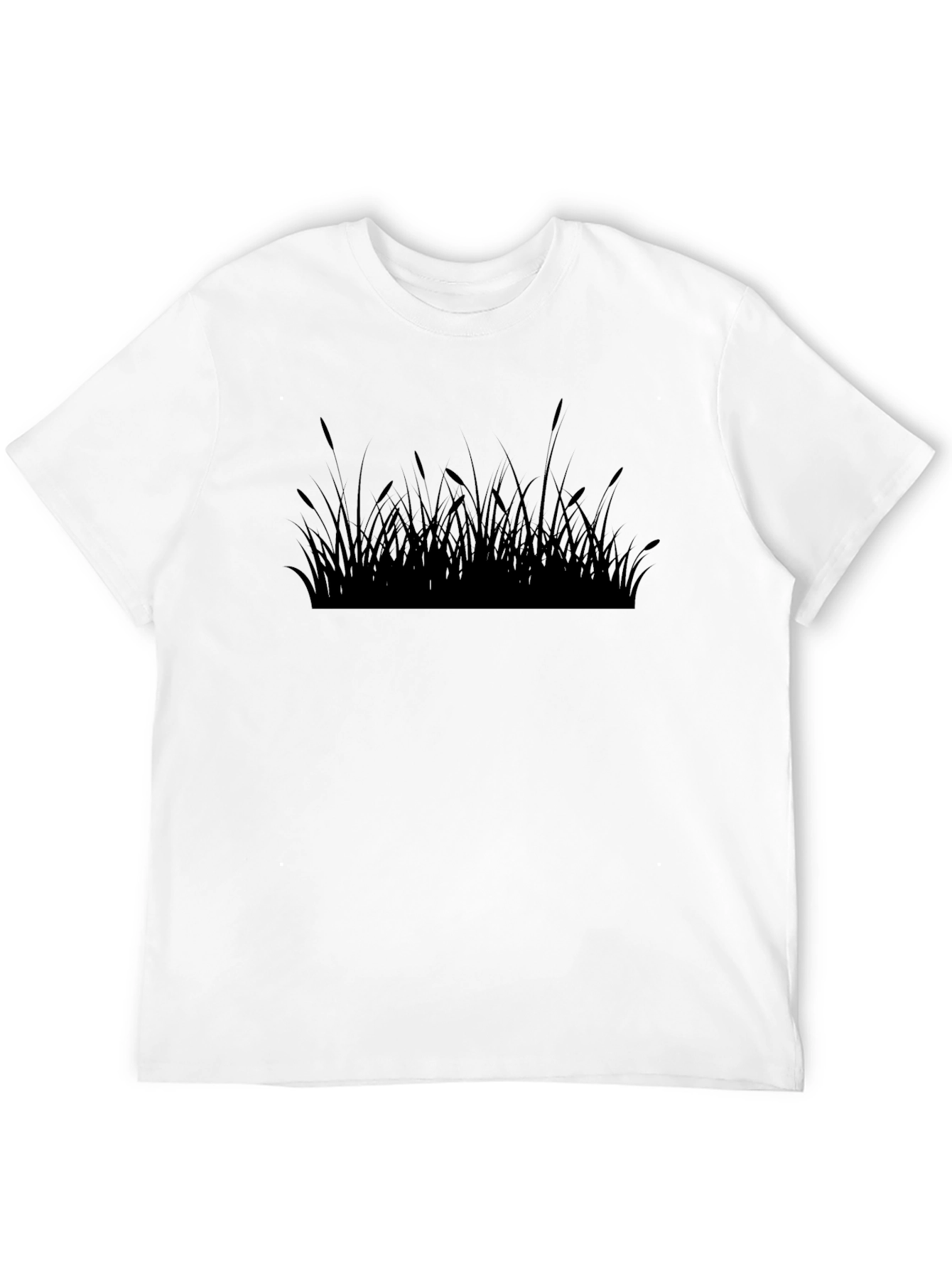 Silhouette Grass Black T-Shirt