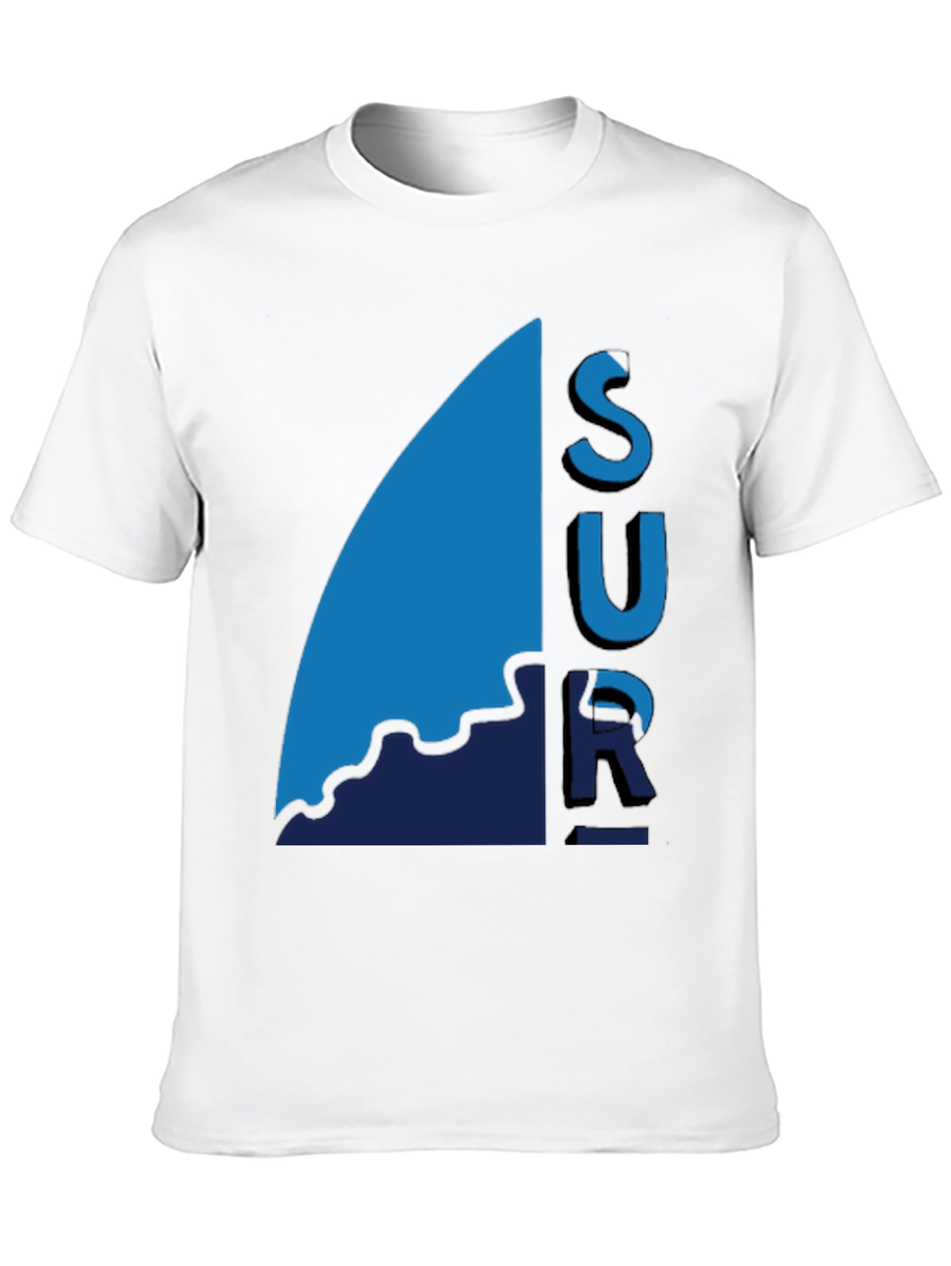 Cool Blue Surf Graphic T-Shirt