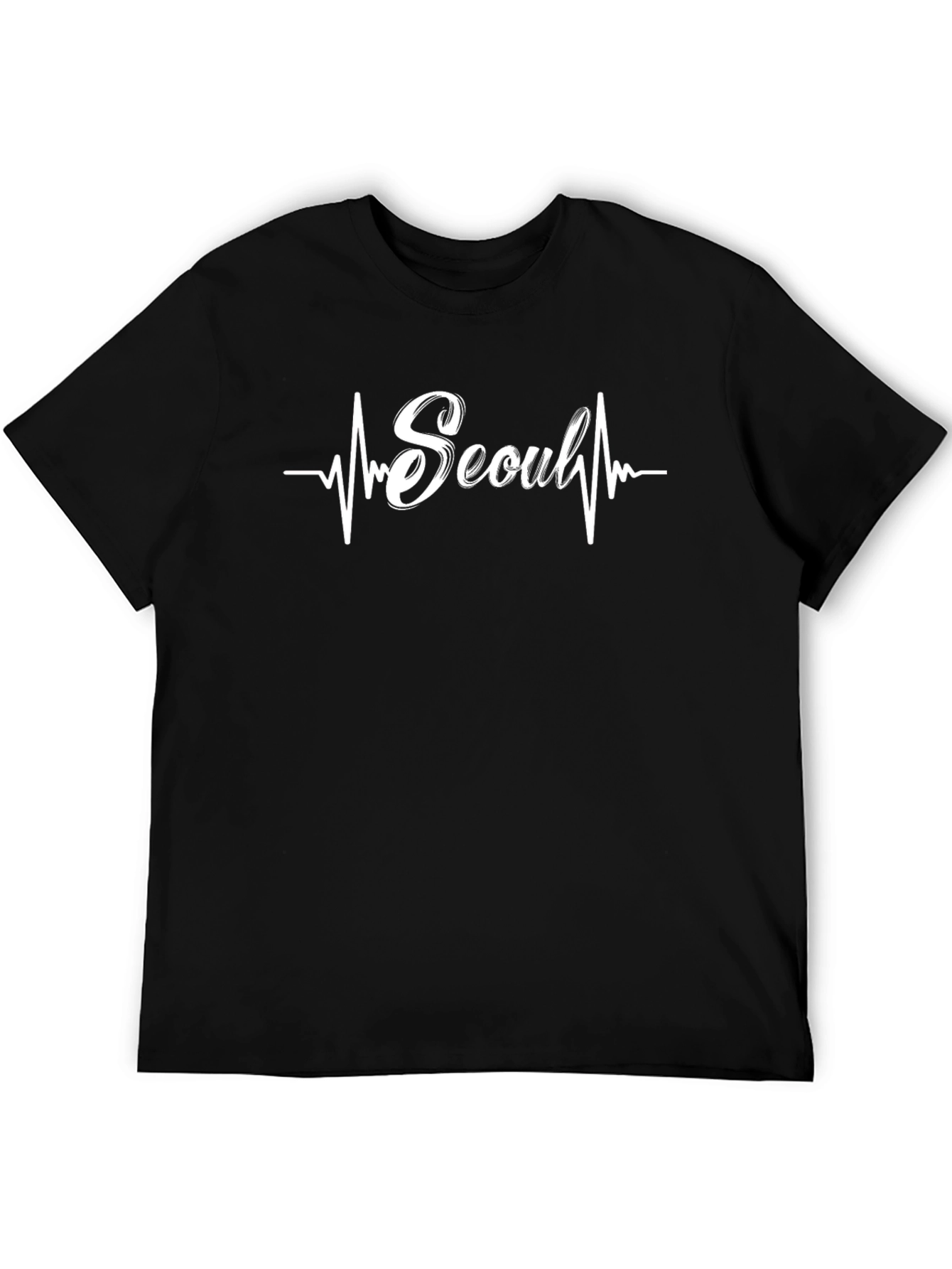 Seoul Heartbeat Graphic Tee - Stylish City Pride Shirt