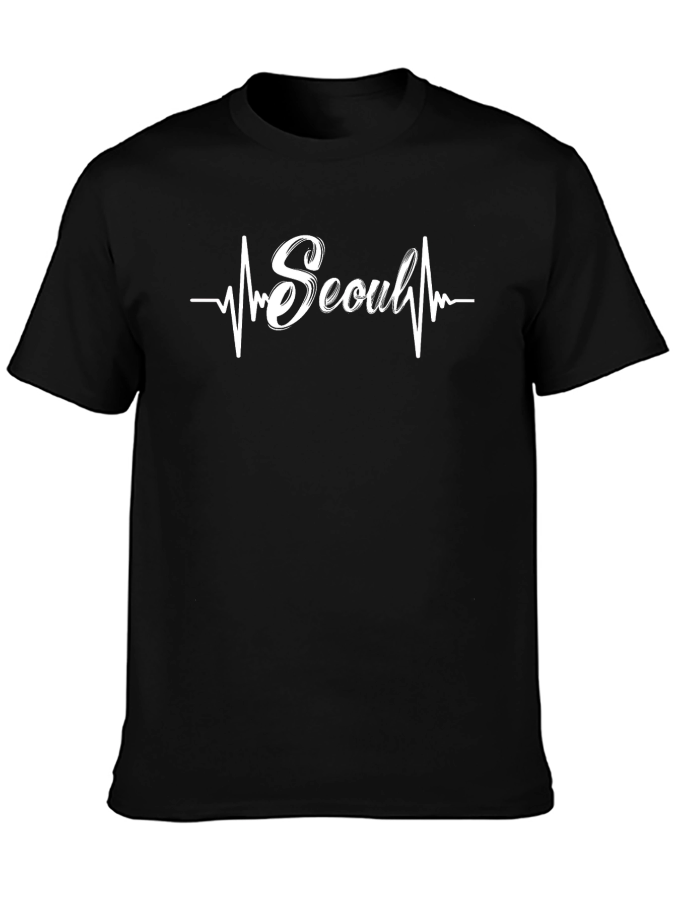 Seoul Heartbeat Graphic Tee - Stylish City Pride Shirt