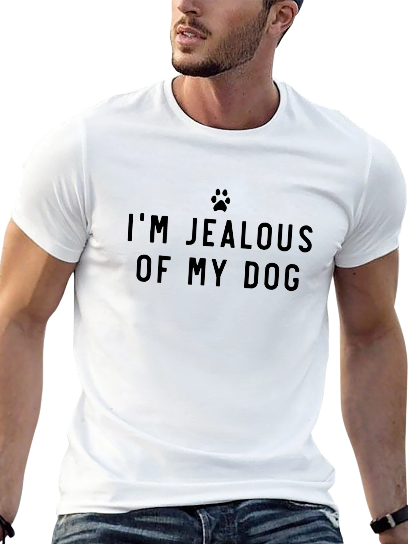 Im Jealous of My Dog Novelty Tee