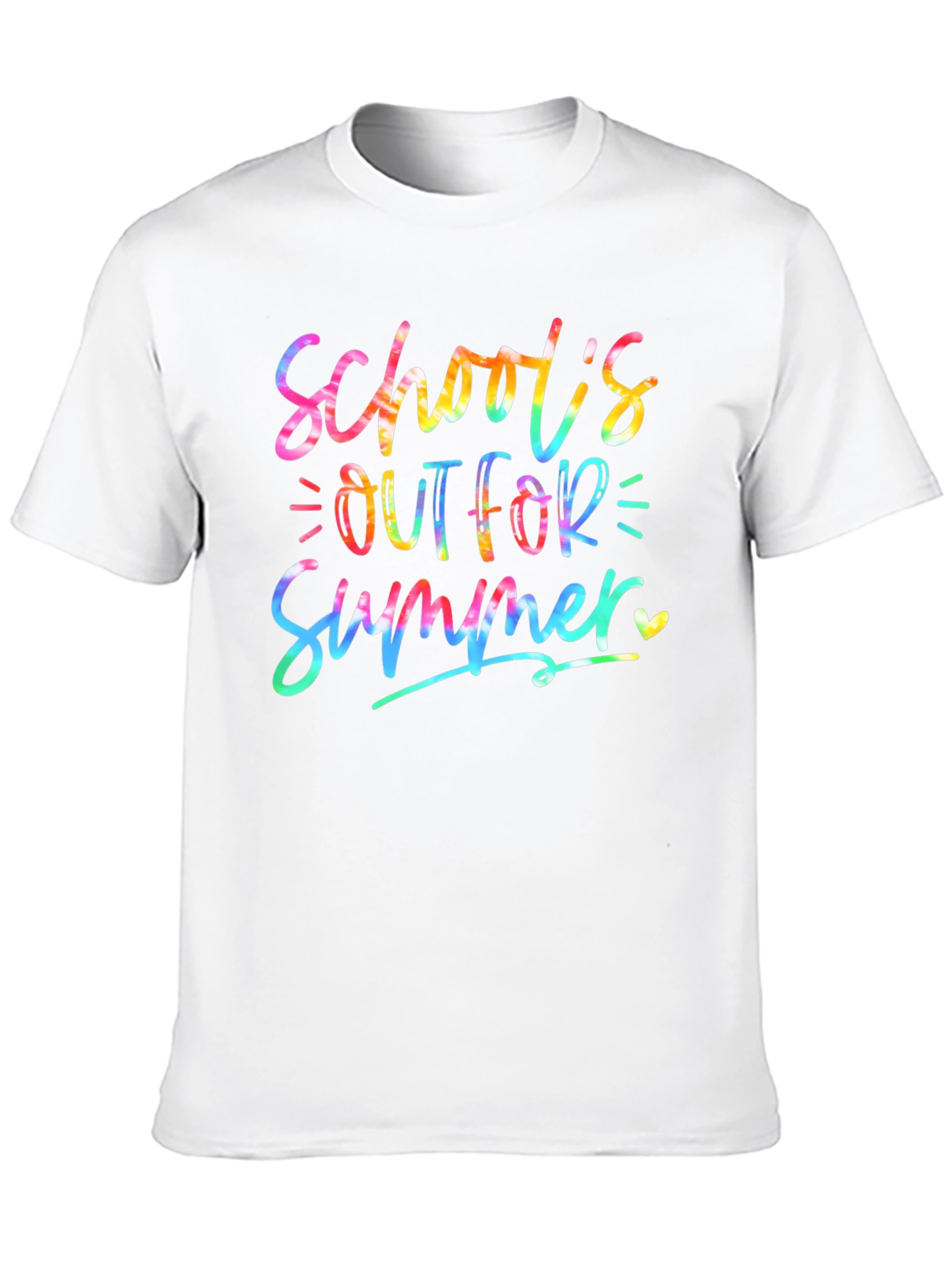 Schools Out For Summer Tie-Dye T-Shirt